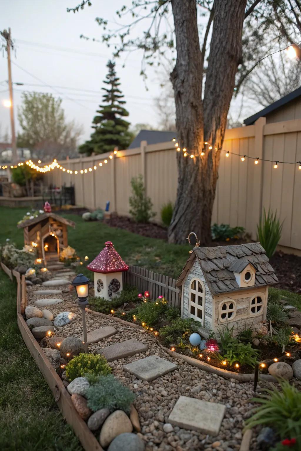 Fairy gardens add a touch of magic to any backyard.