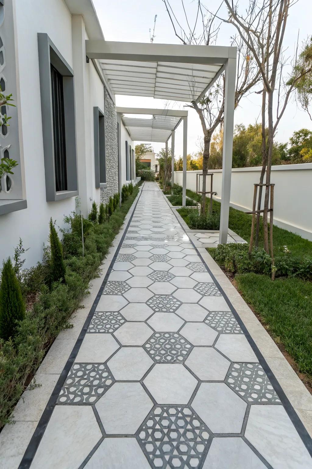 Sleek and stylish geometric patterns for a modern touch.