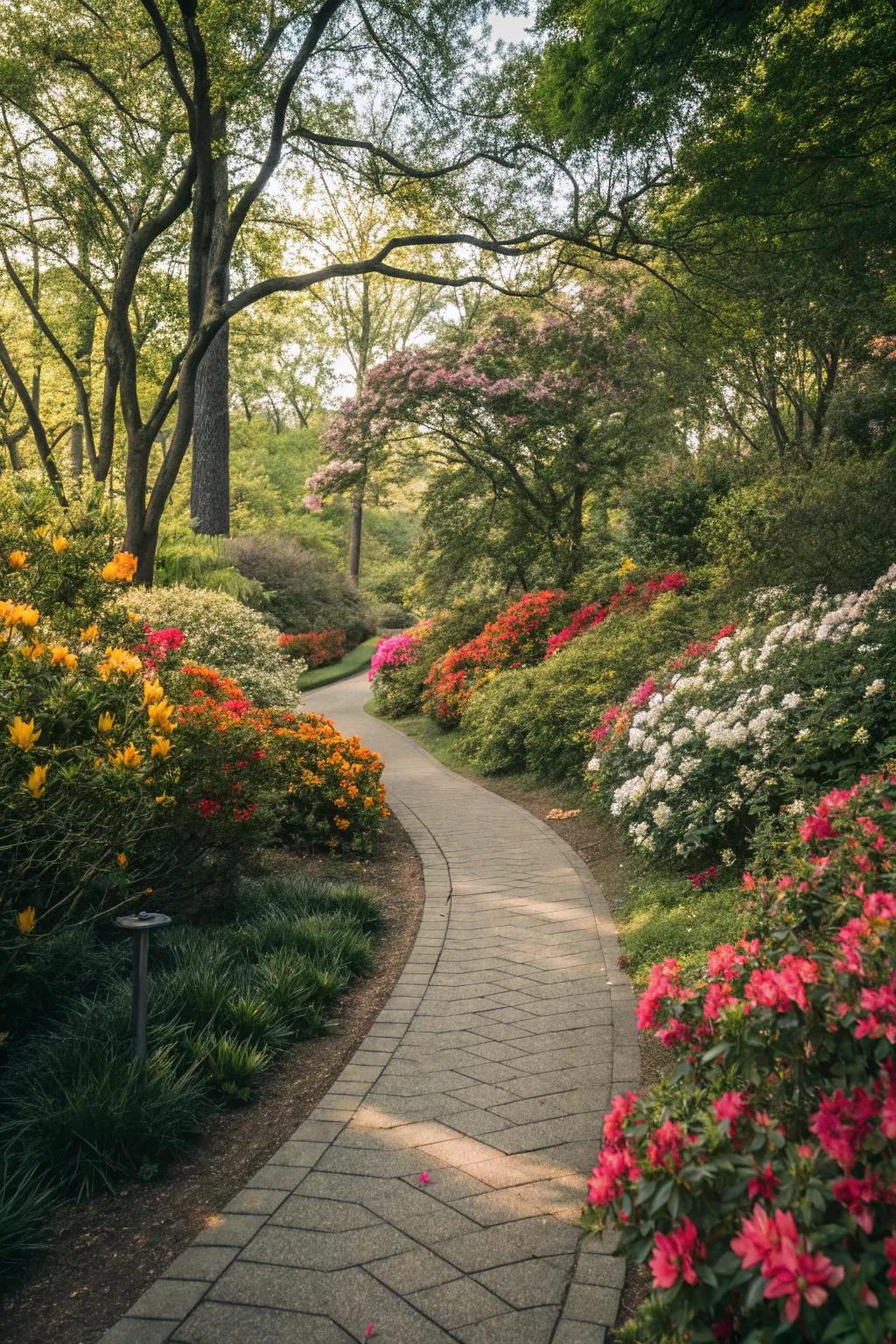 Blend walkways seamlessly into your garden.