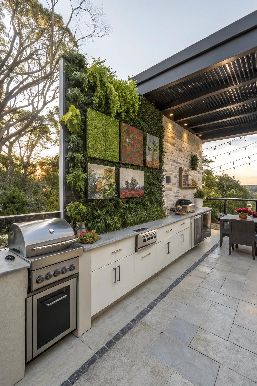 Statement walls add character and creativity.