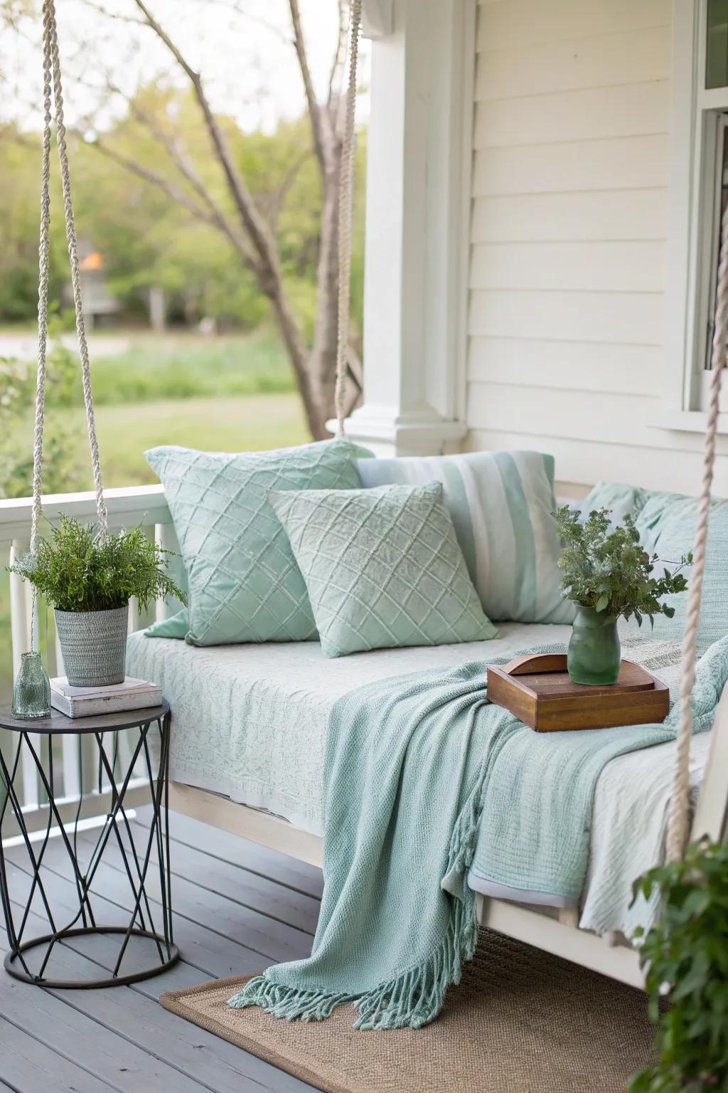 Minimal decor and calming colors create a Zen retreat.