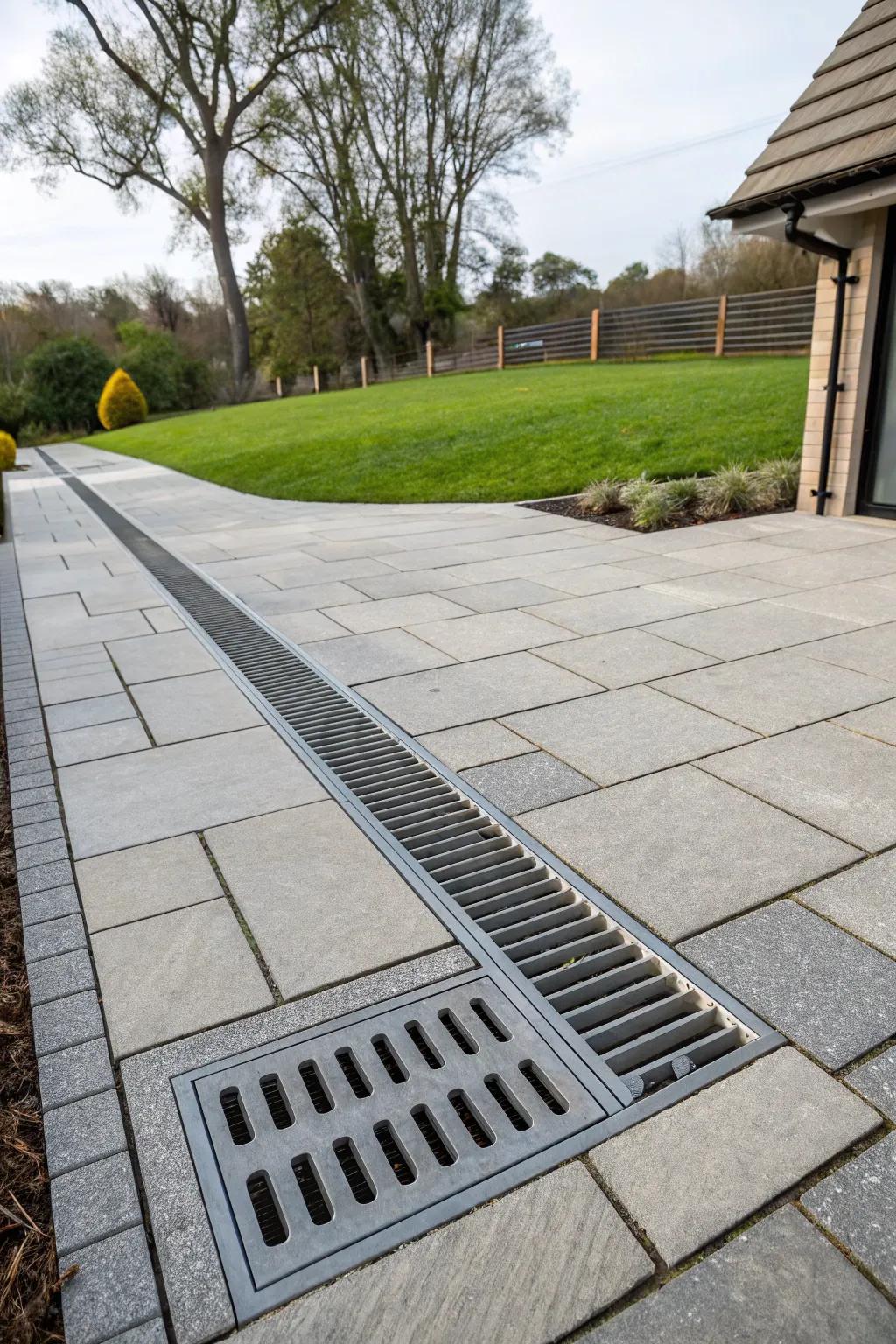 Maintain functionality with stylish drainage solutions.