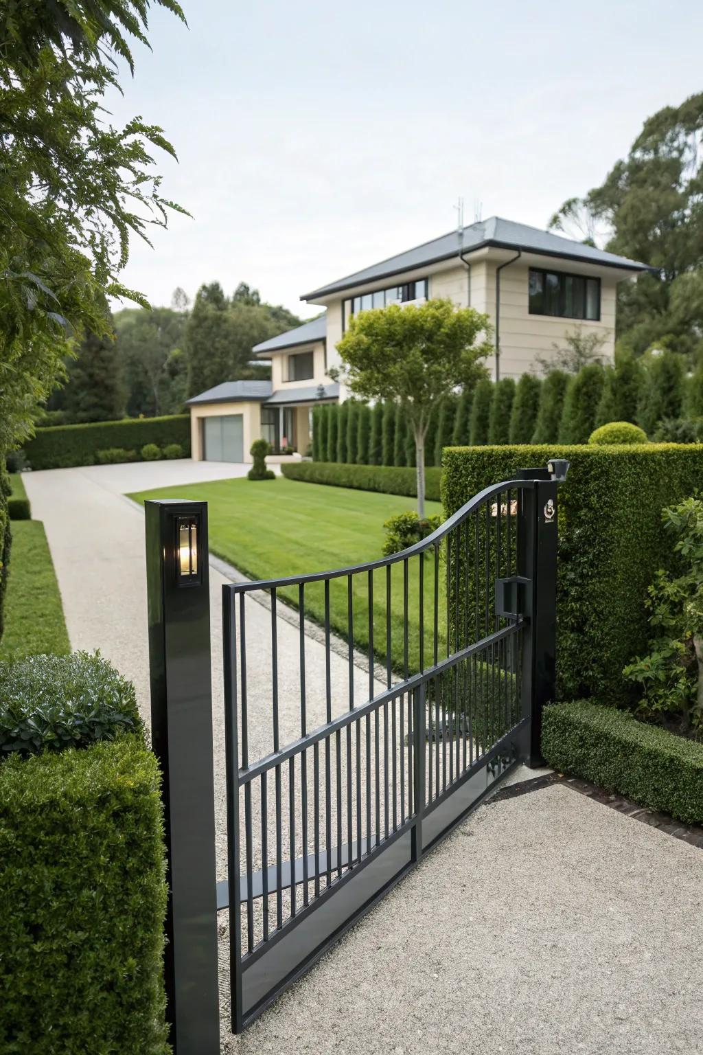 A convenient and secure automated entrance gate.