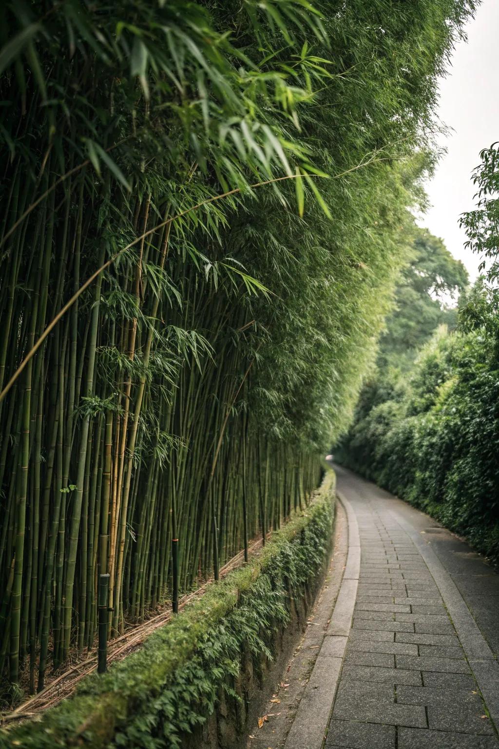 Bamboo offers a fast-growing, tropical privacy solution.