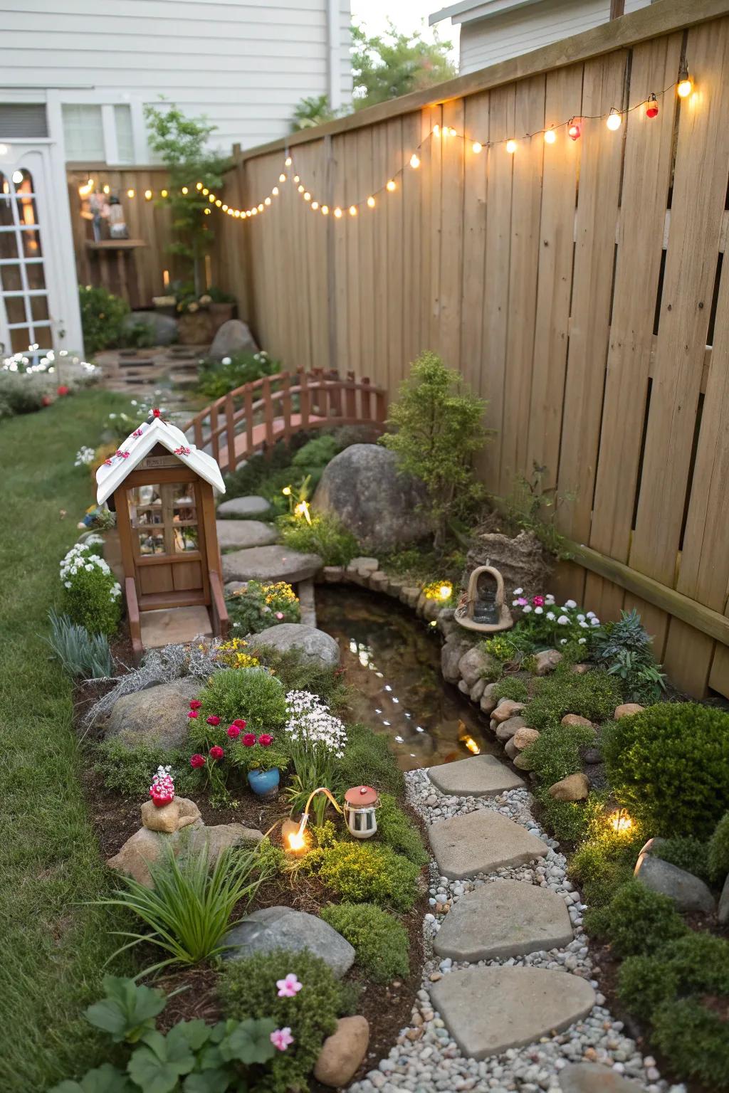 Miniature themes add whimsy and charm to your garden.