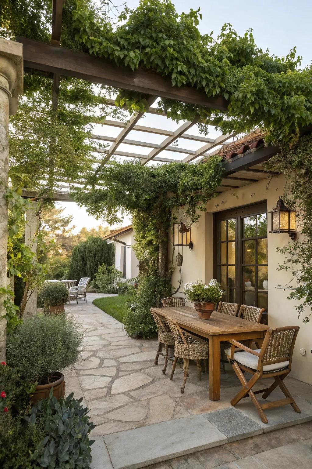 Enhance your patio with the versatility of a pergola.