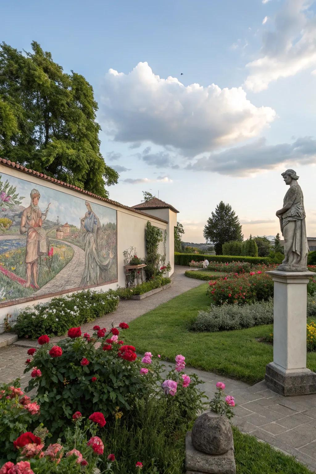 Infuse your garden with creativity through outdoor art.