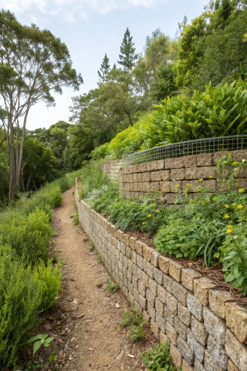 Eco-friendly walls make a sustainable statement.