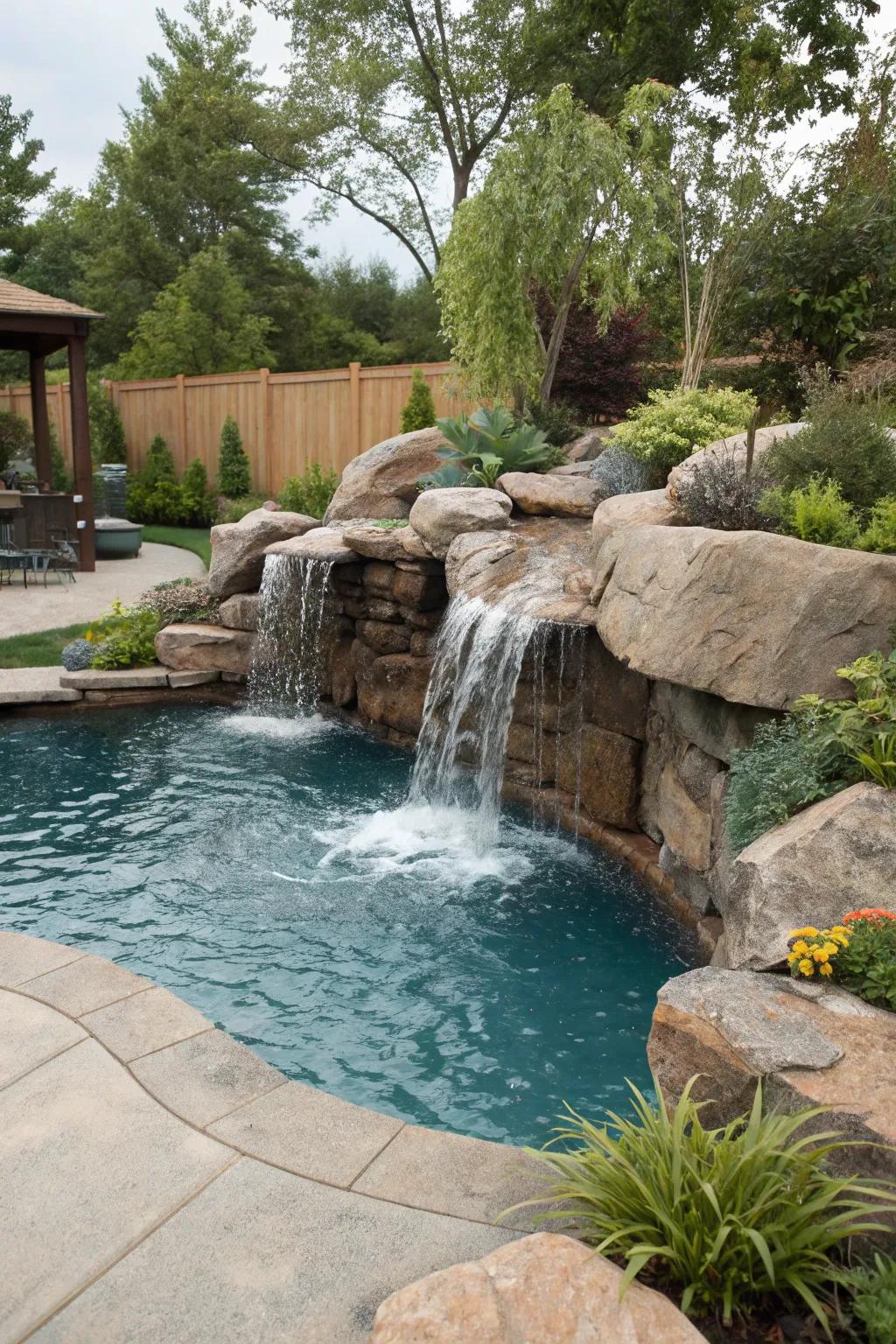 Waterfalls that combine function and beauty.