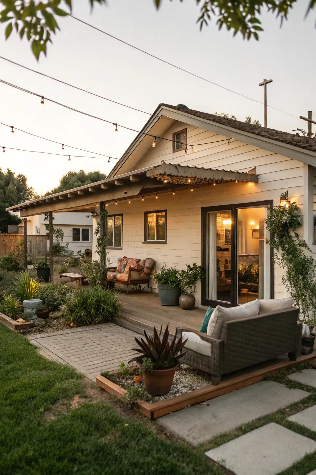 Outdoor living spaces that expand your home.