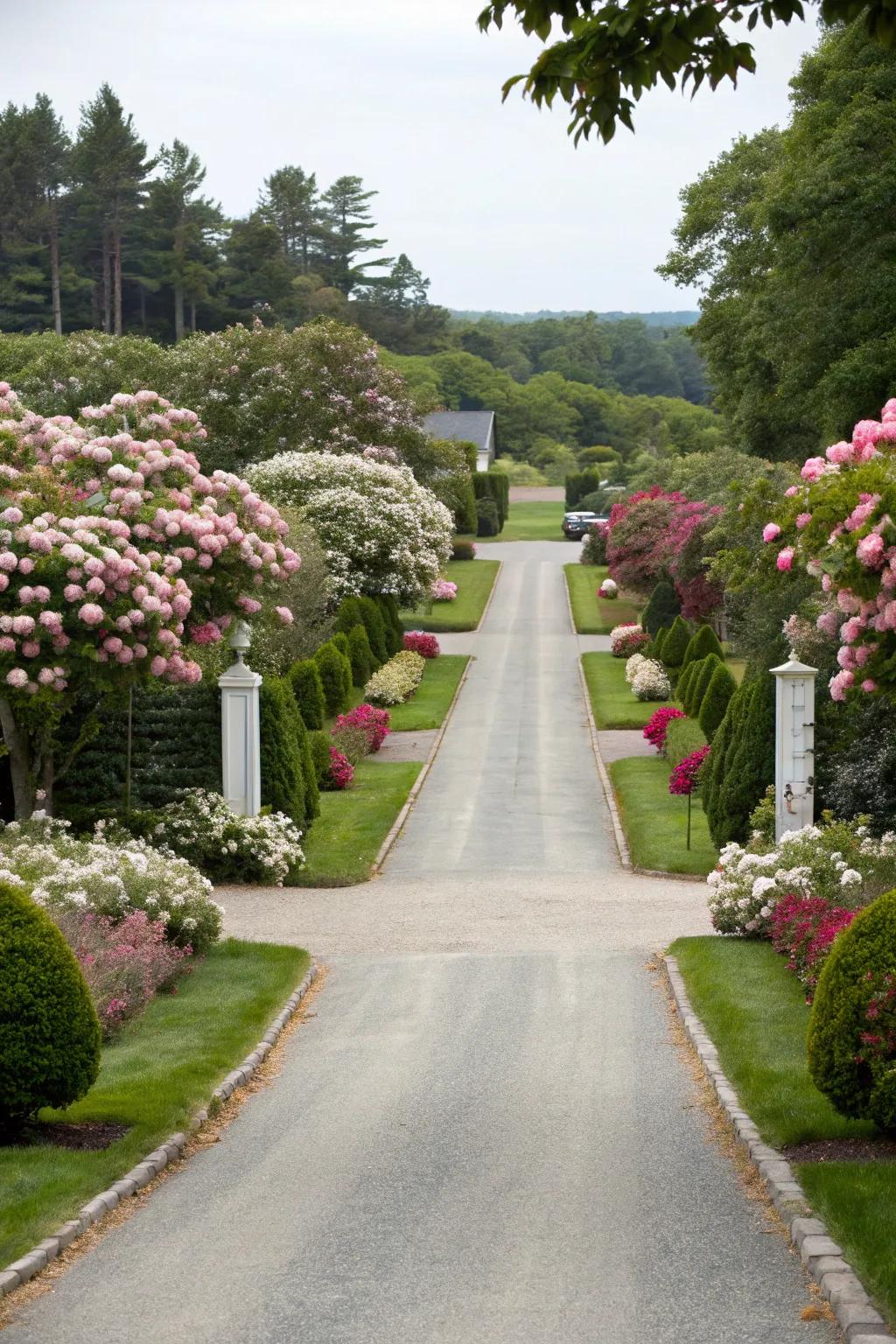 A spacious double driveway that simplifies parking.