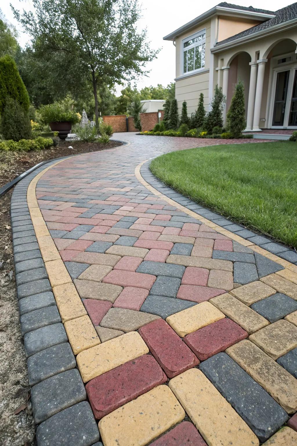 Color and texture that make your driveway pop.