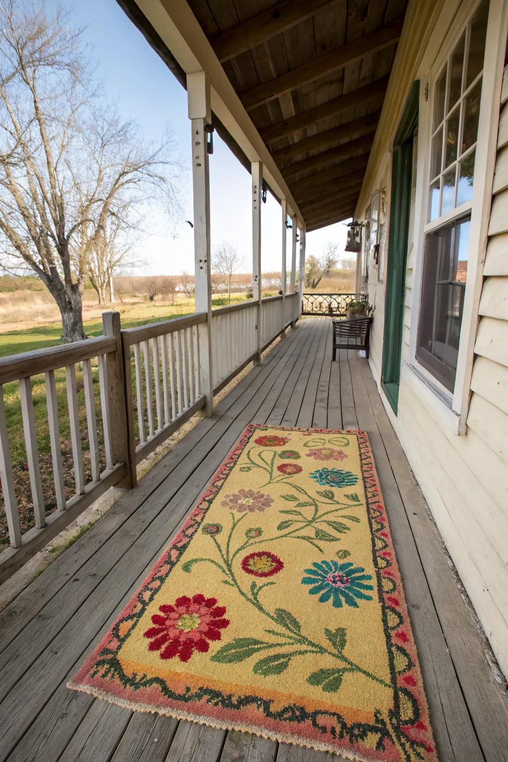 A stylish rug brings cohesion and comfort.