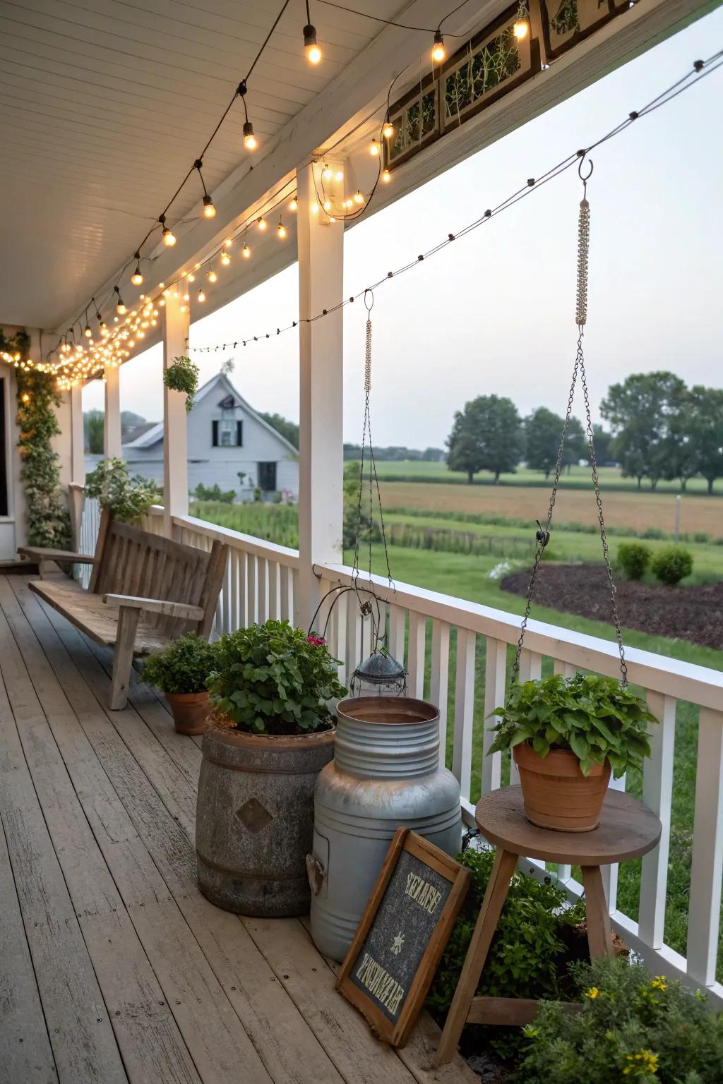 Eco-friendly elements bring sustainability and style.