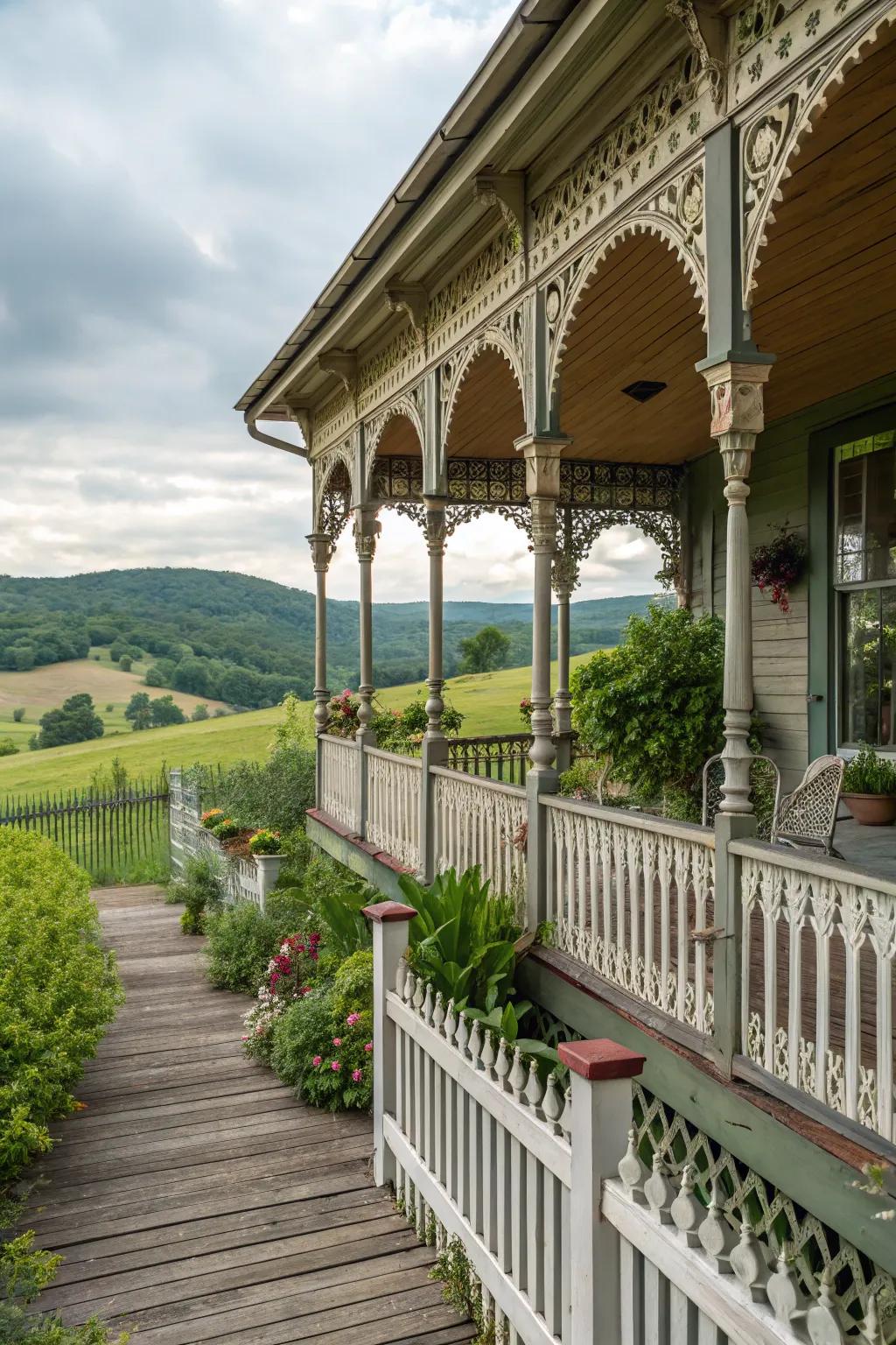 Architectural details add elegance and charm.