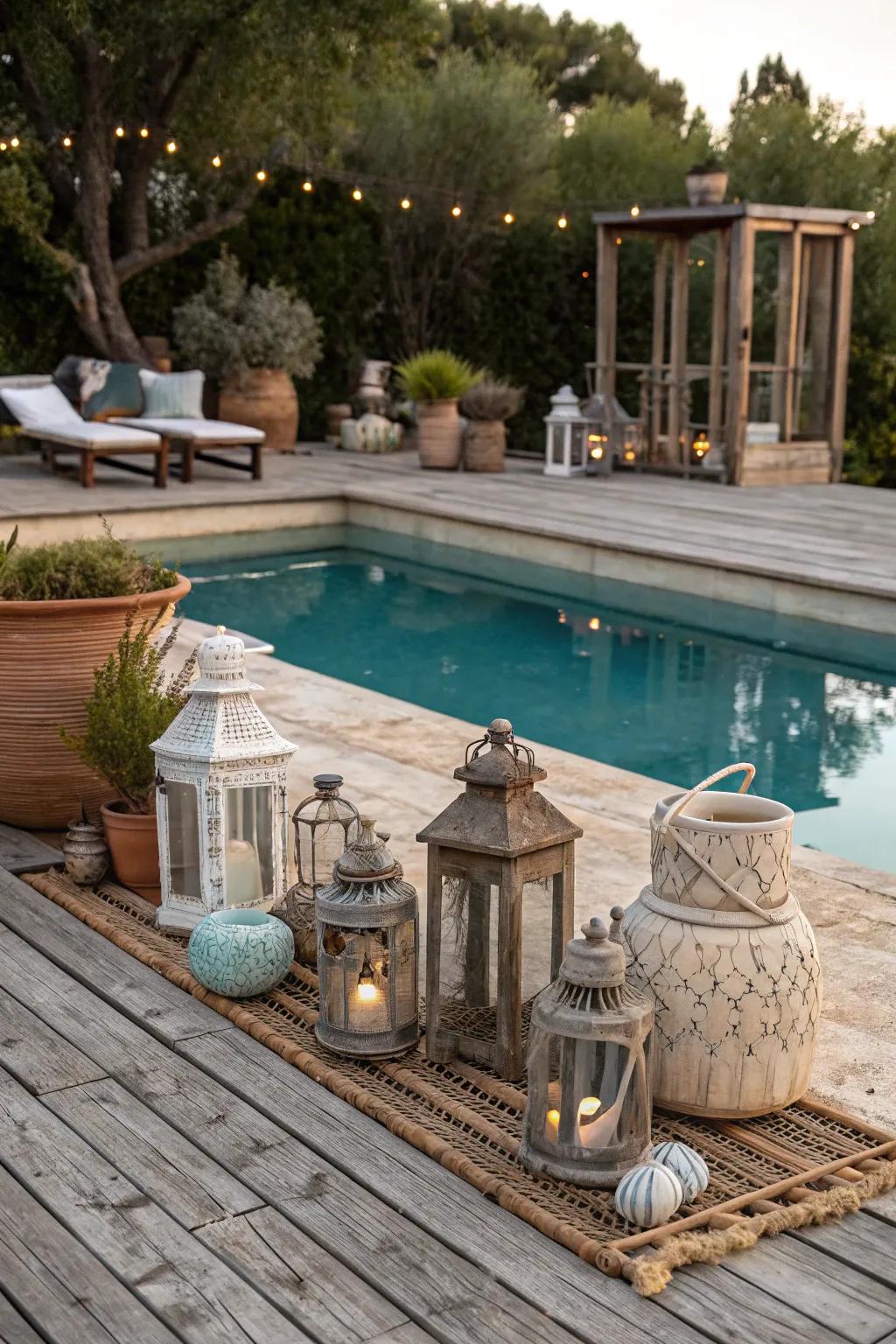 Reclaimed wood adds rustic charm and character.