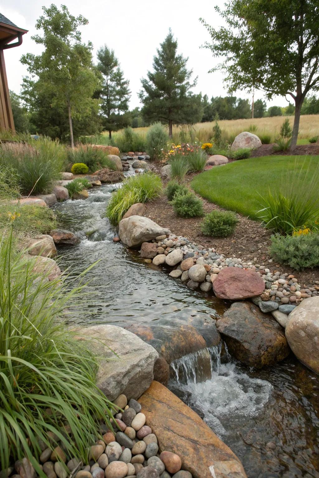 Pondless designs are perfect for compact spaces.