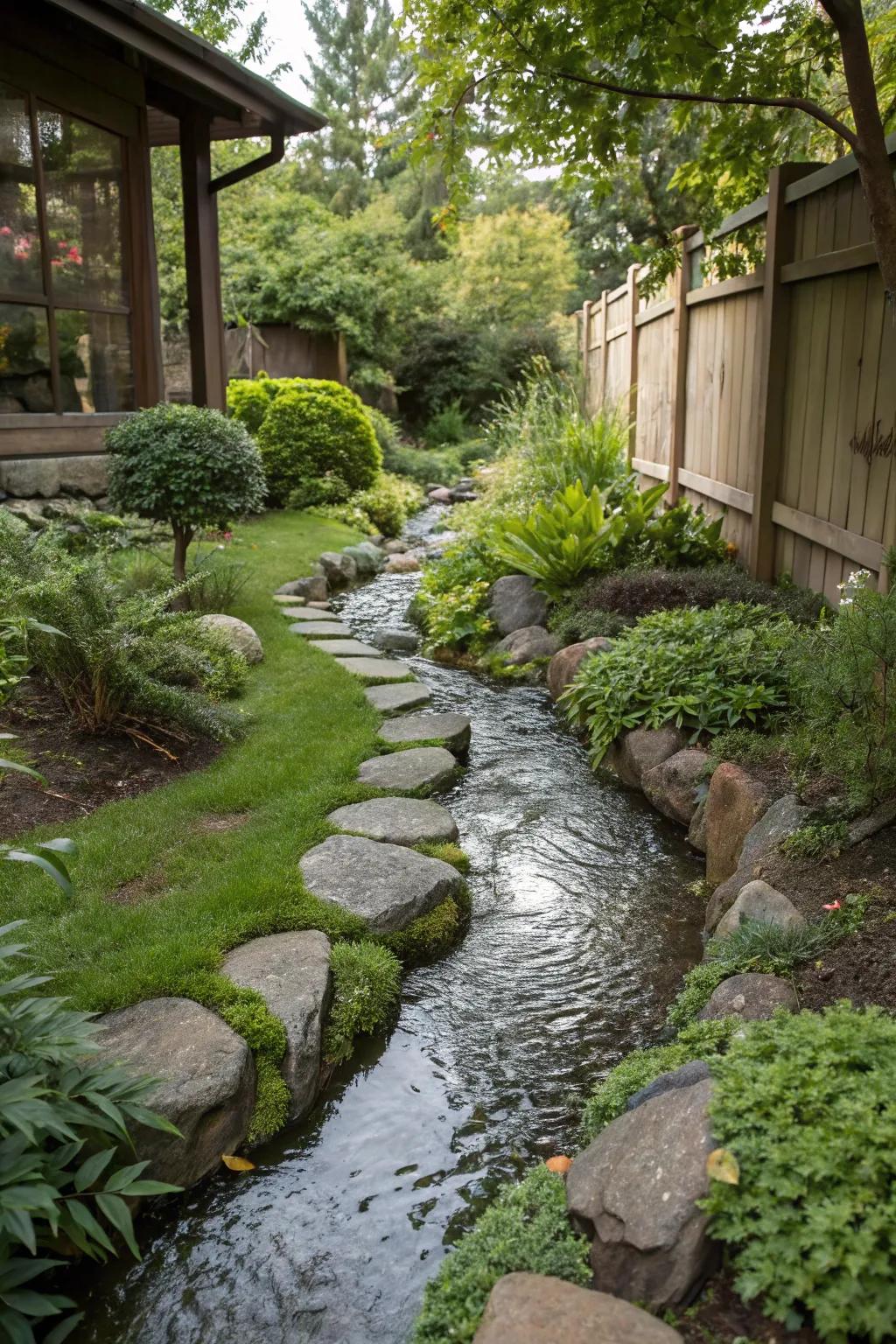 Zigzag patterns add movement and creativity to your garden.