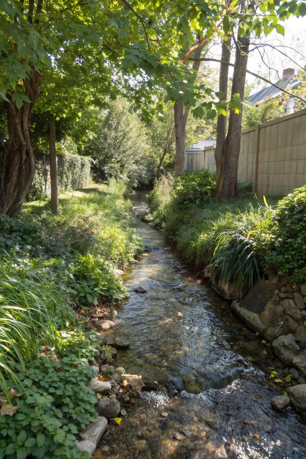 A hidden source stream adds an enchanting element.