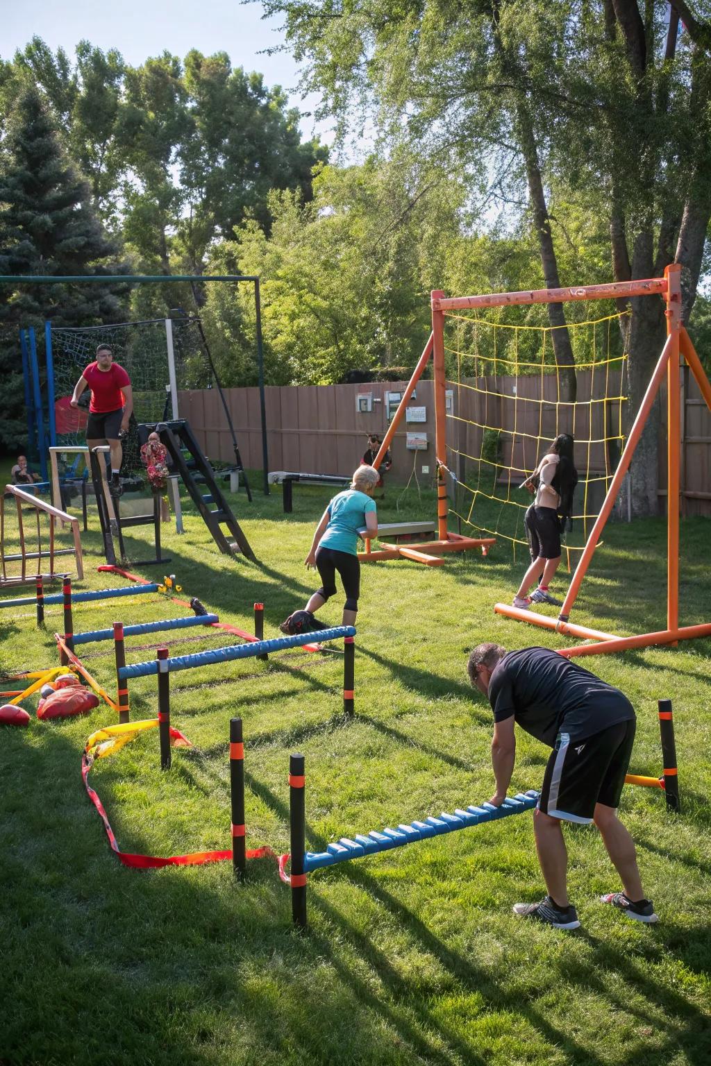 Obstacle Course: Challenge your guests with some creative fun.