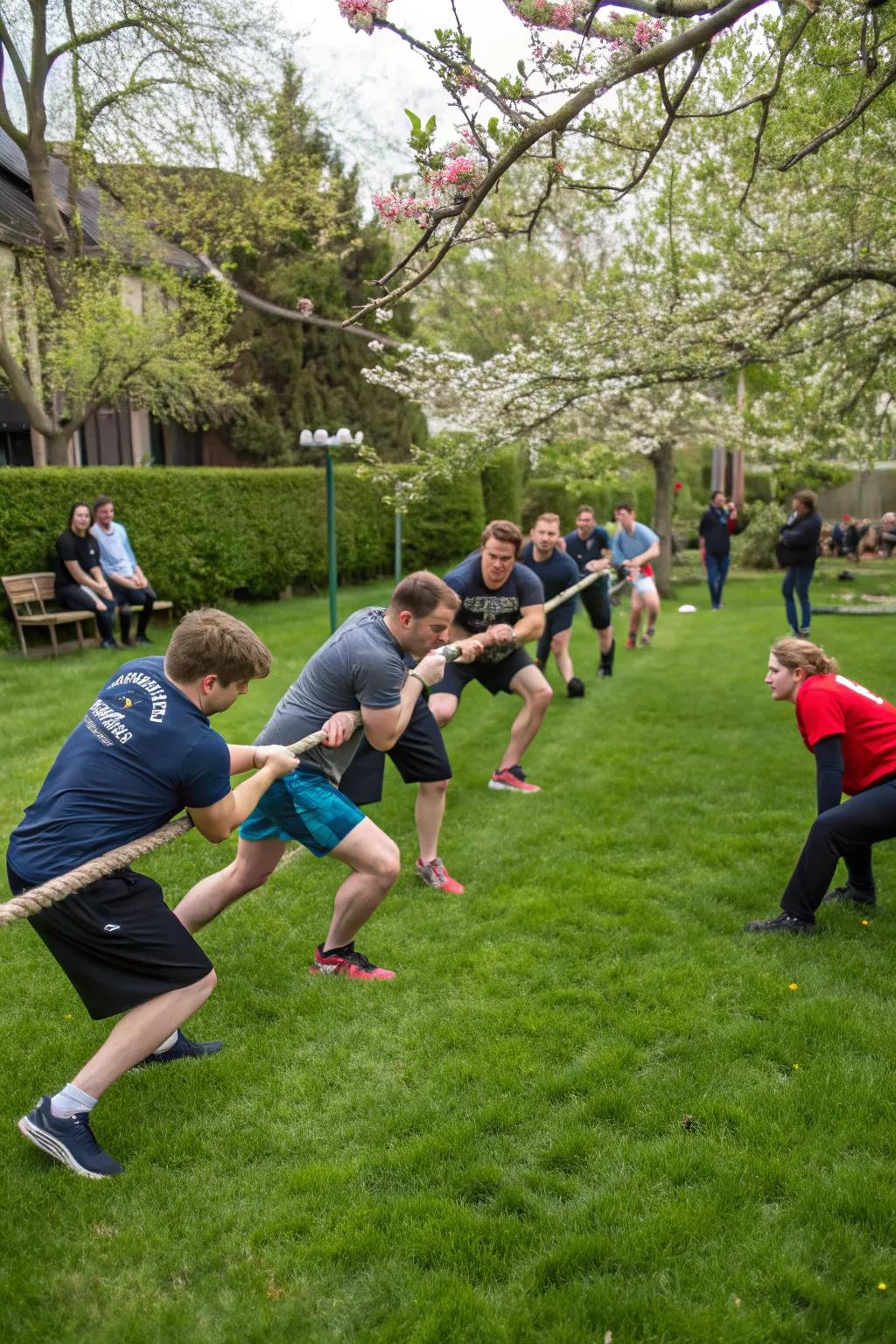 Tug of War: A timeless test of teamwork and strength.