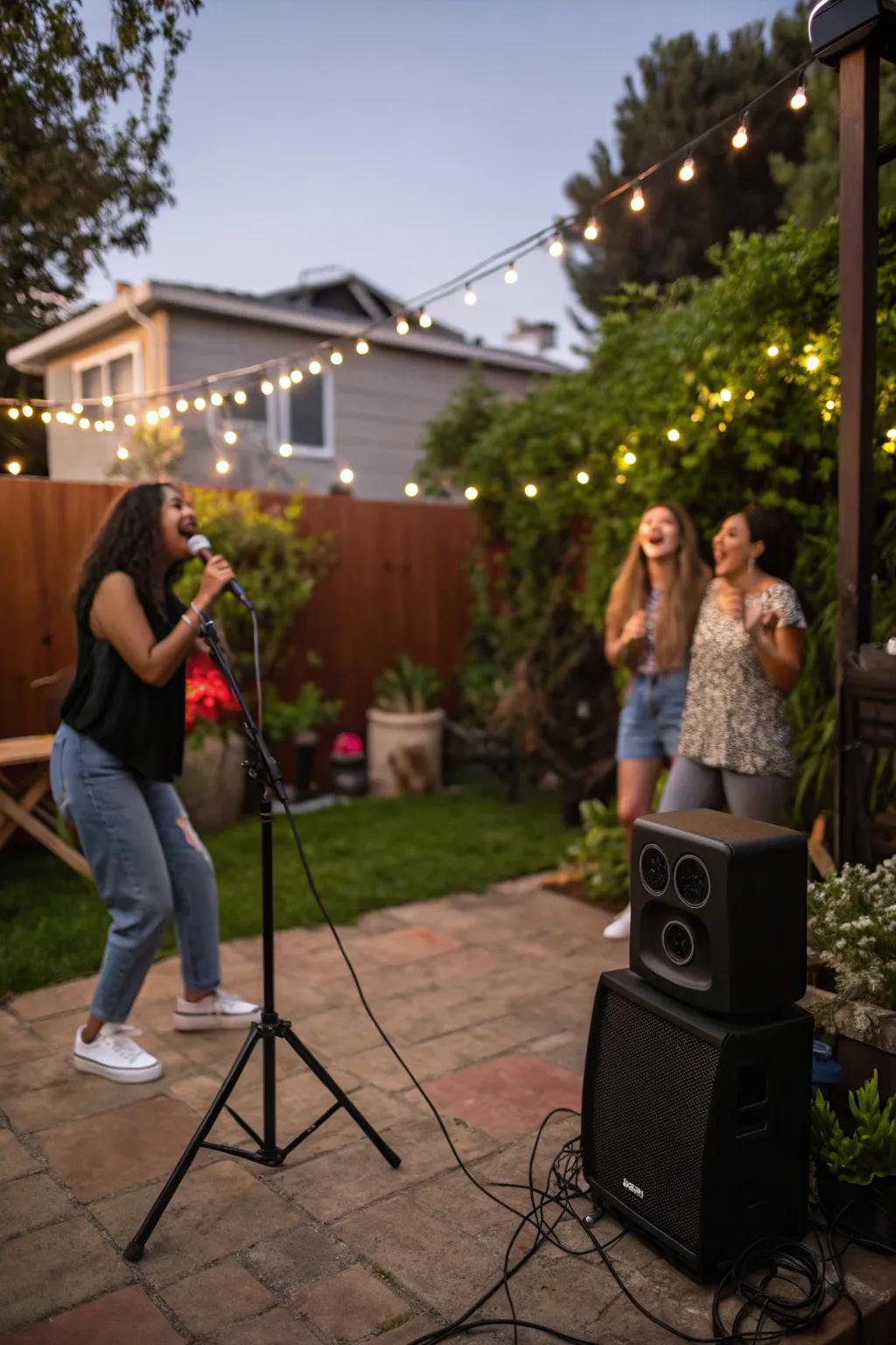 DIY Karaoke: Sing your heart out under the open sky.