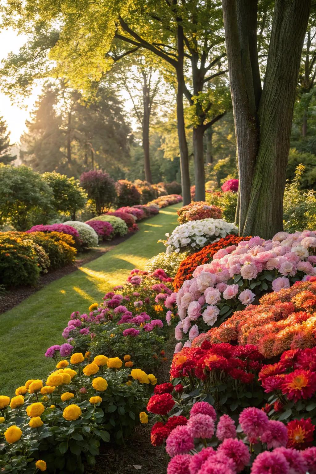 Vibrant flowers bring life and color to your garden sanctuary.