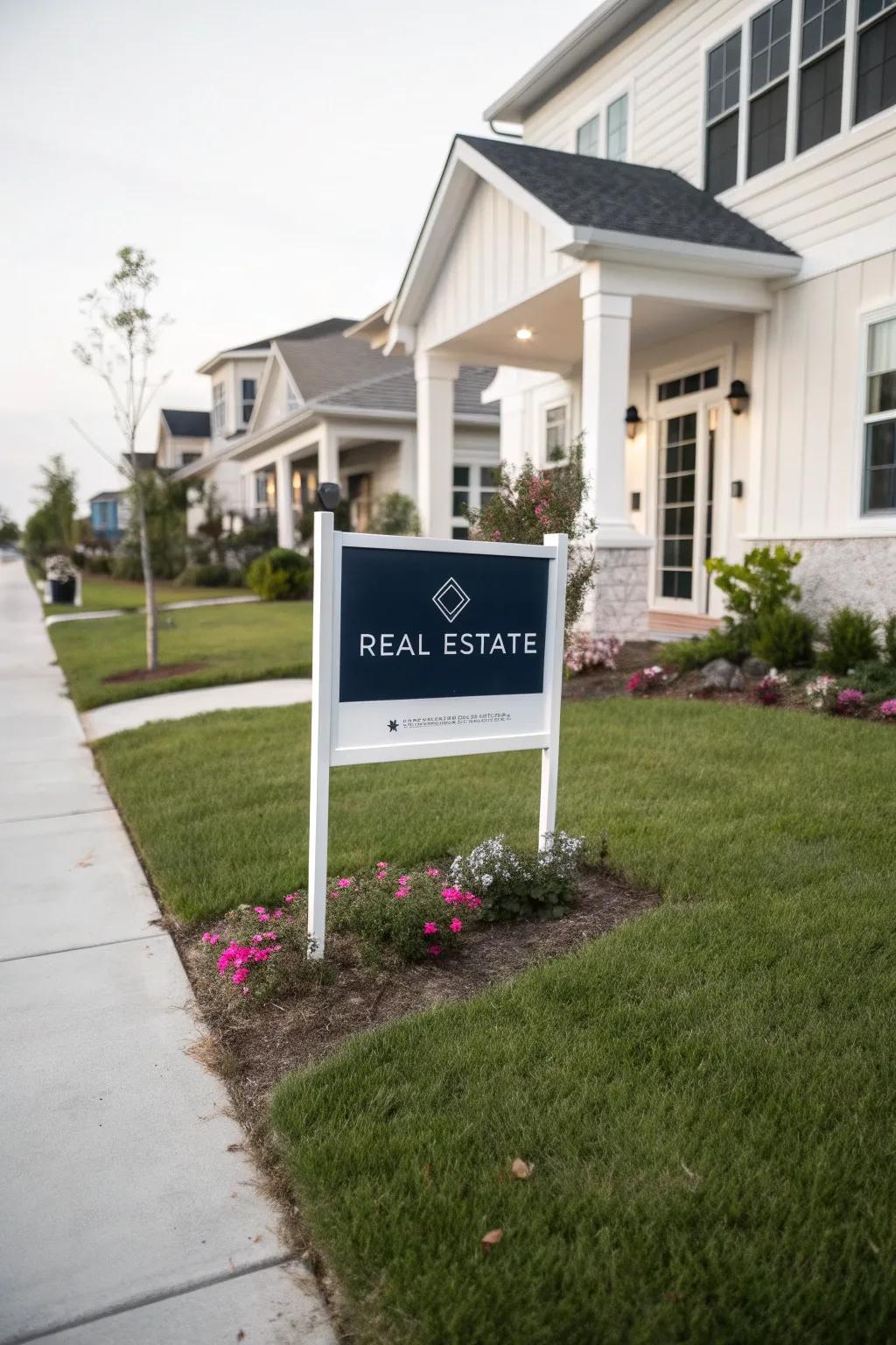 Sleek real estate marketing banner