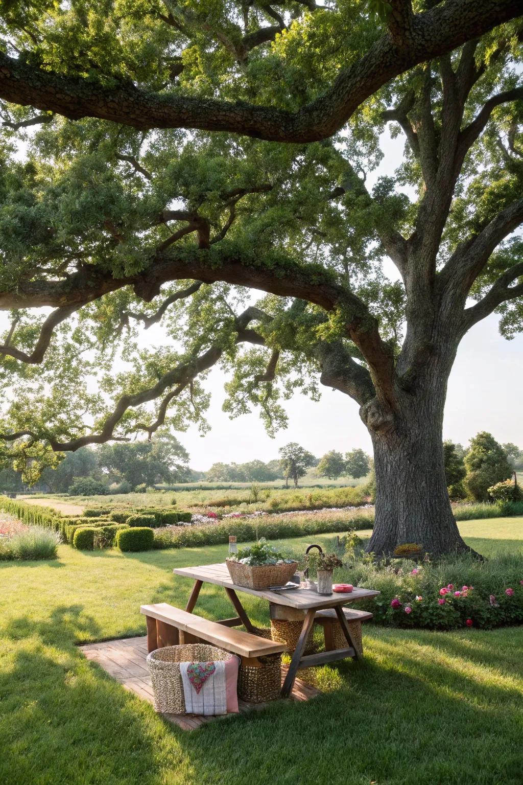 Natural canopies are sustainable and serene.