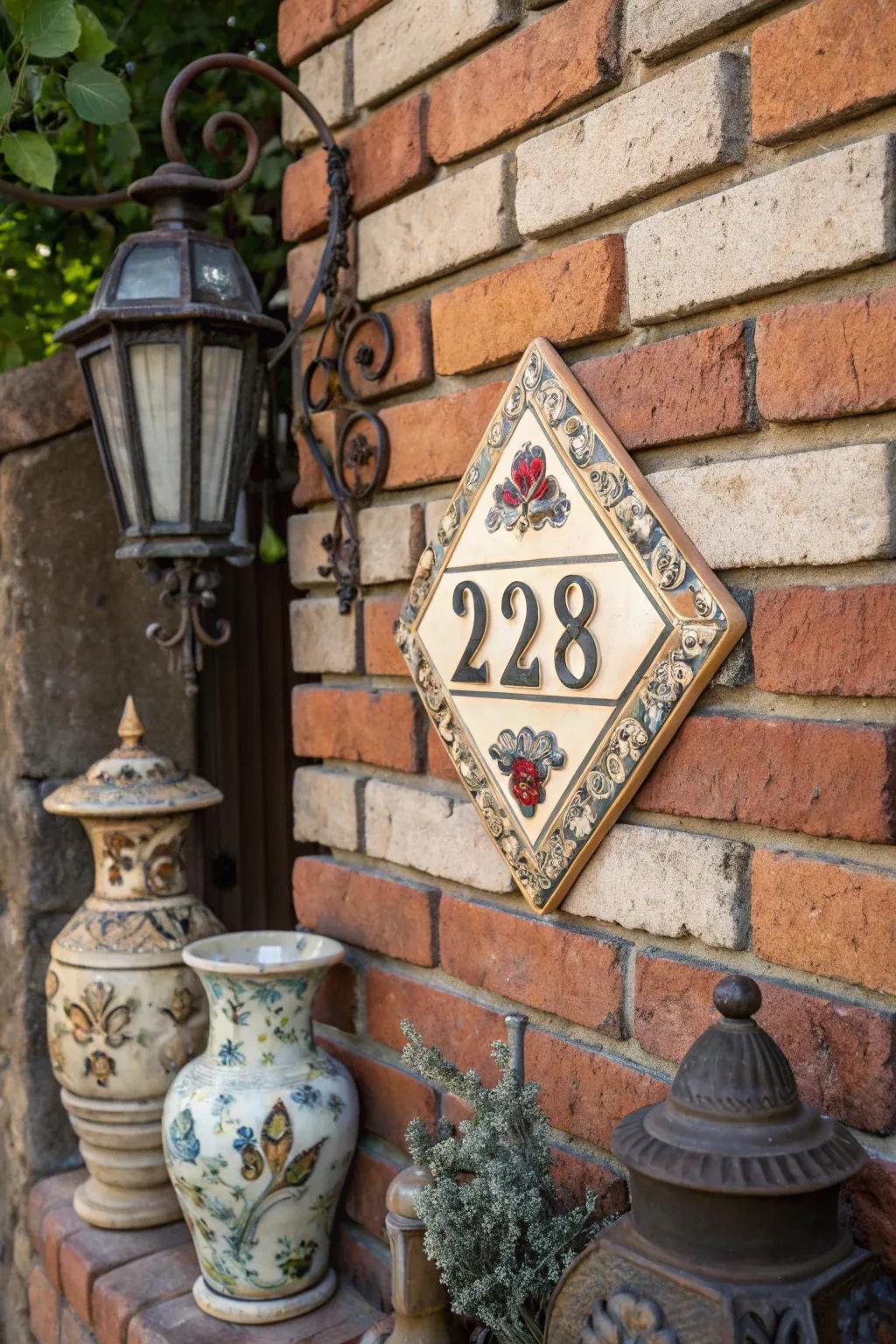Ceramic plaques bring timeless elegance
