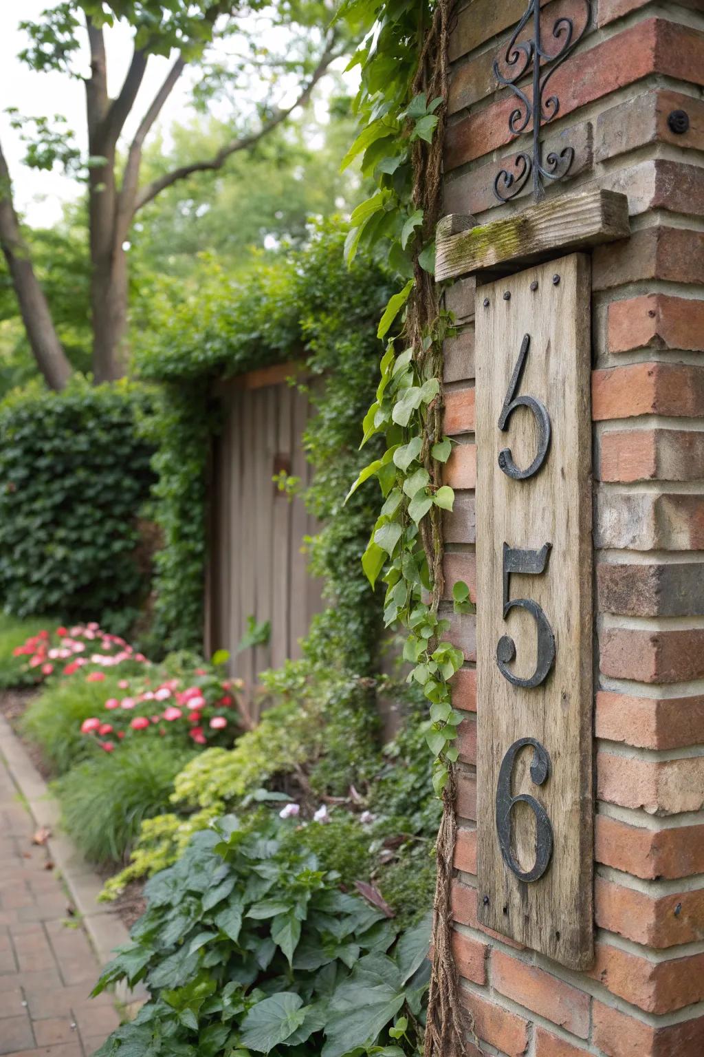 Wooden panels add warmth and rustic charm