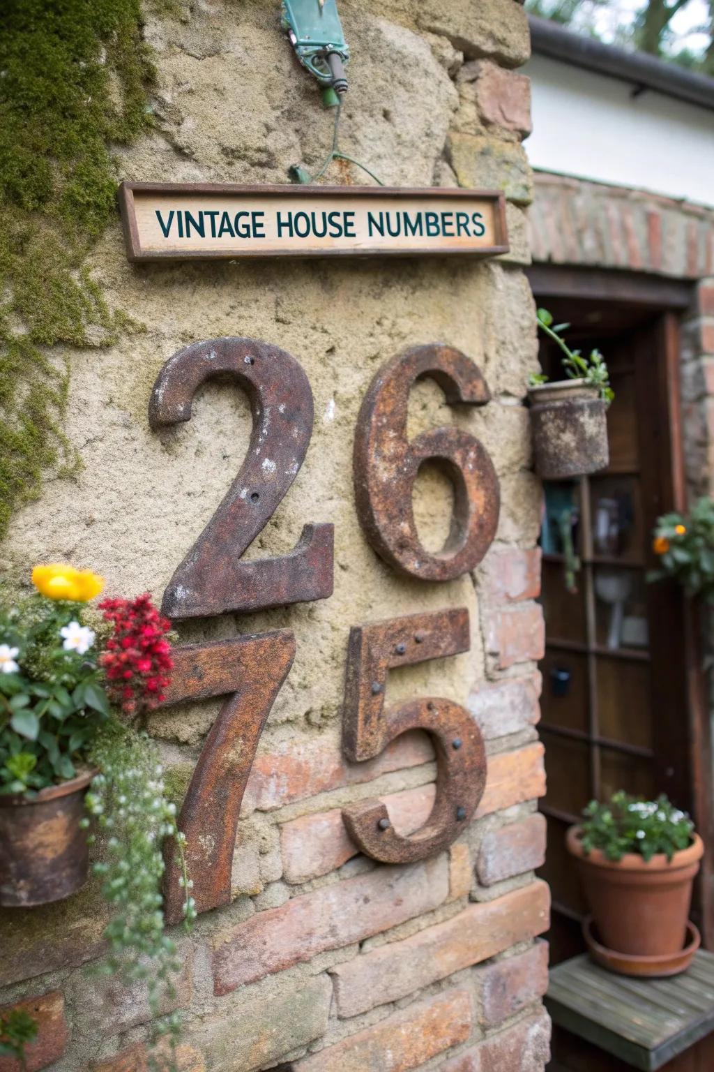 Vintage styles add character and warmth