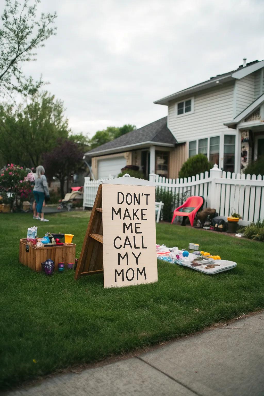 A playful twist that reminds shoppers of childhood humor.