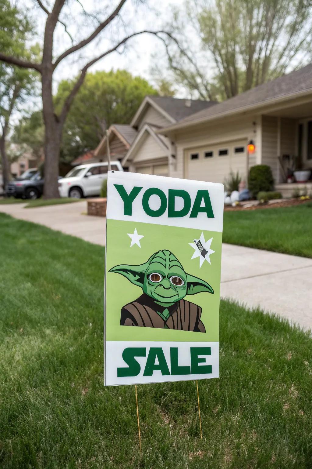 The Jedi Mind Trick sign that draws in Star Wars enthusiasts.