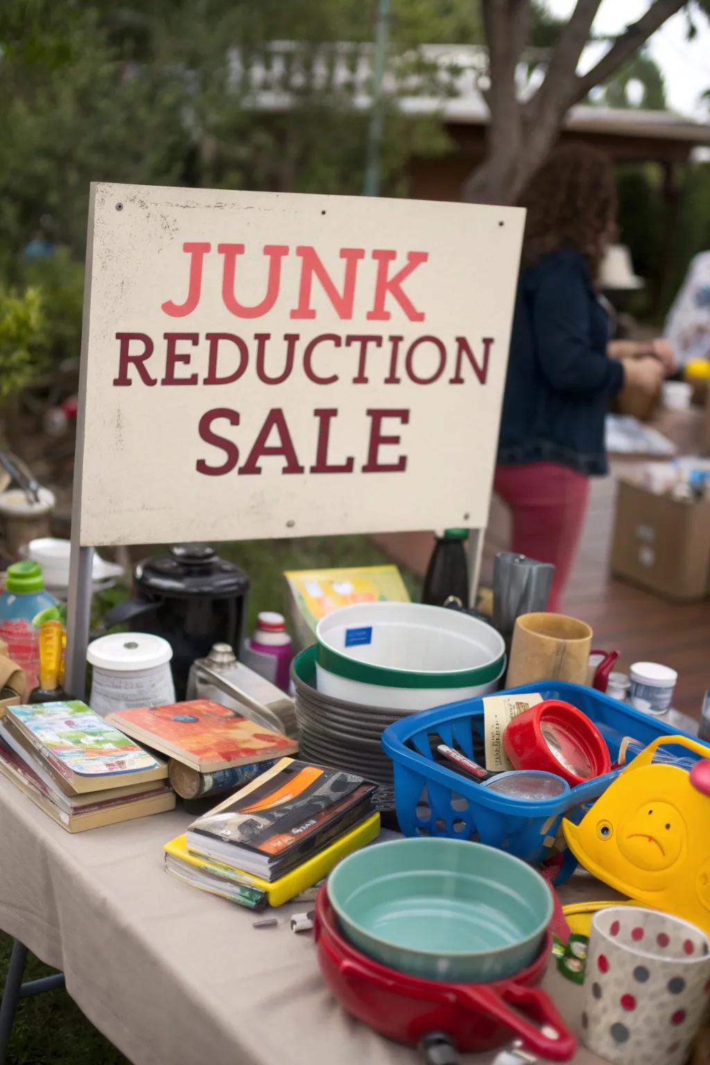 An invitation to help declutter and discover hidden gems.