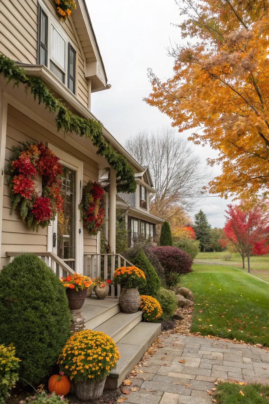 Seasonal decorations breathe new life into your home's facade.