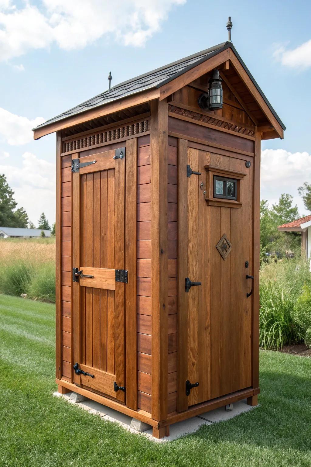 Sleek, mobile pump house designed for easy relocation and flexible use