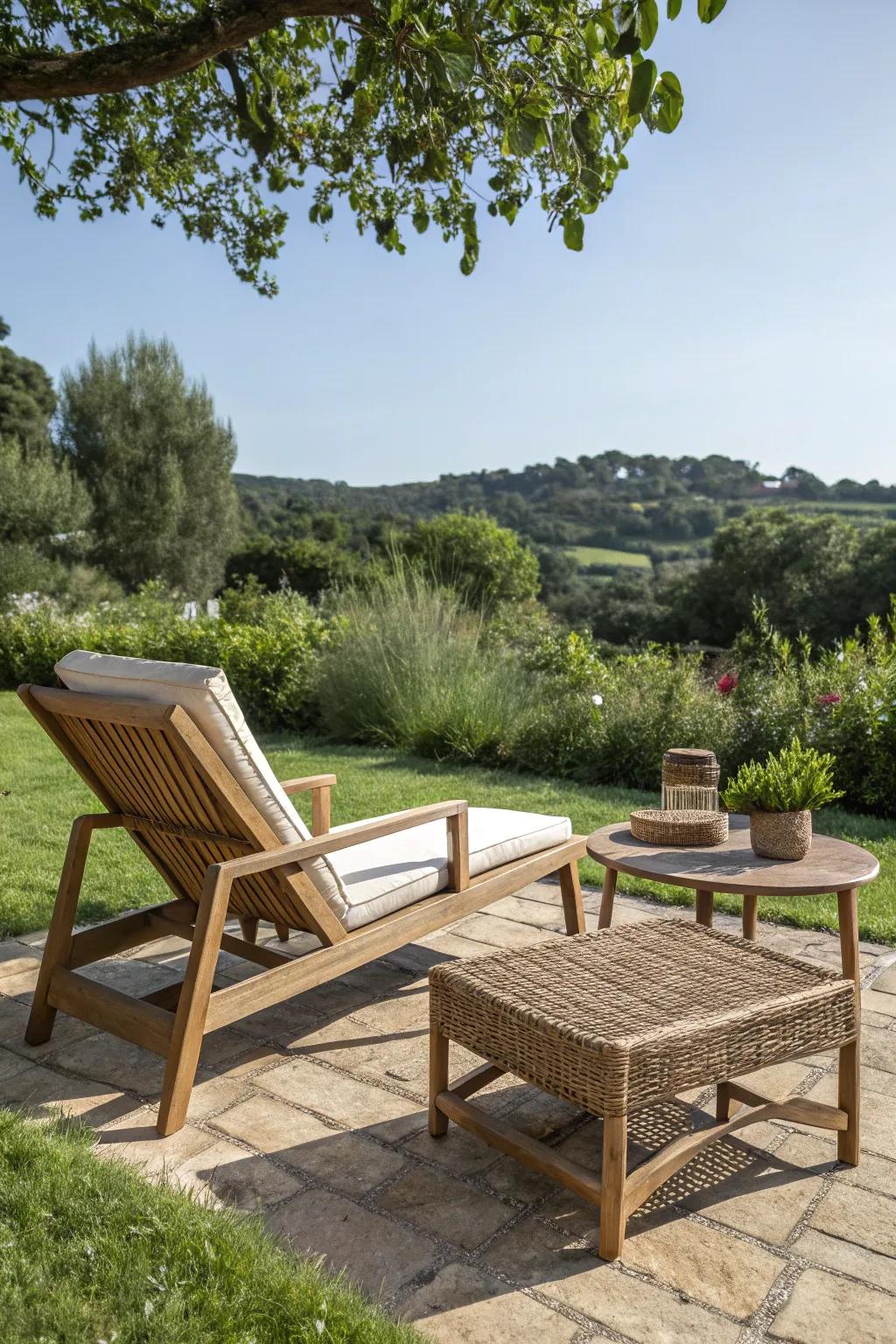 Support eco-conscious design with sustainable pieces.