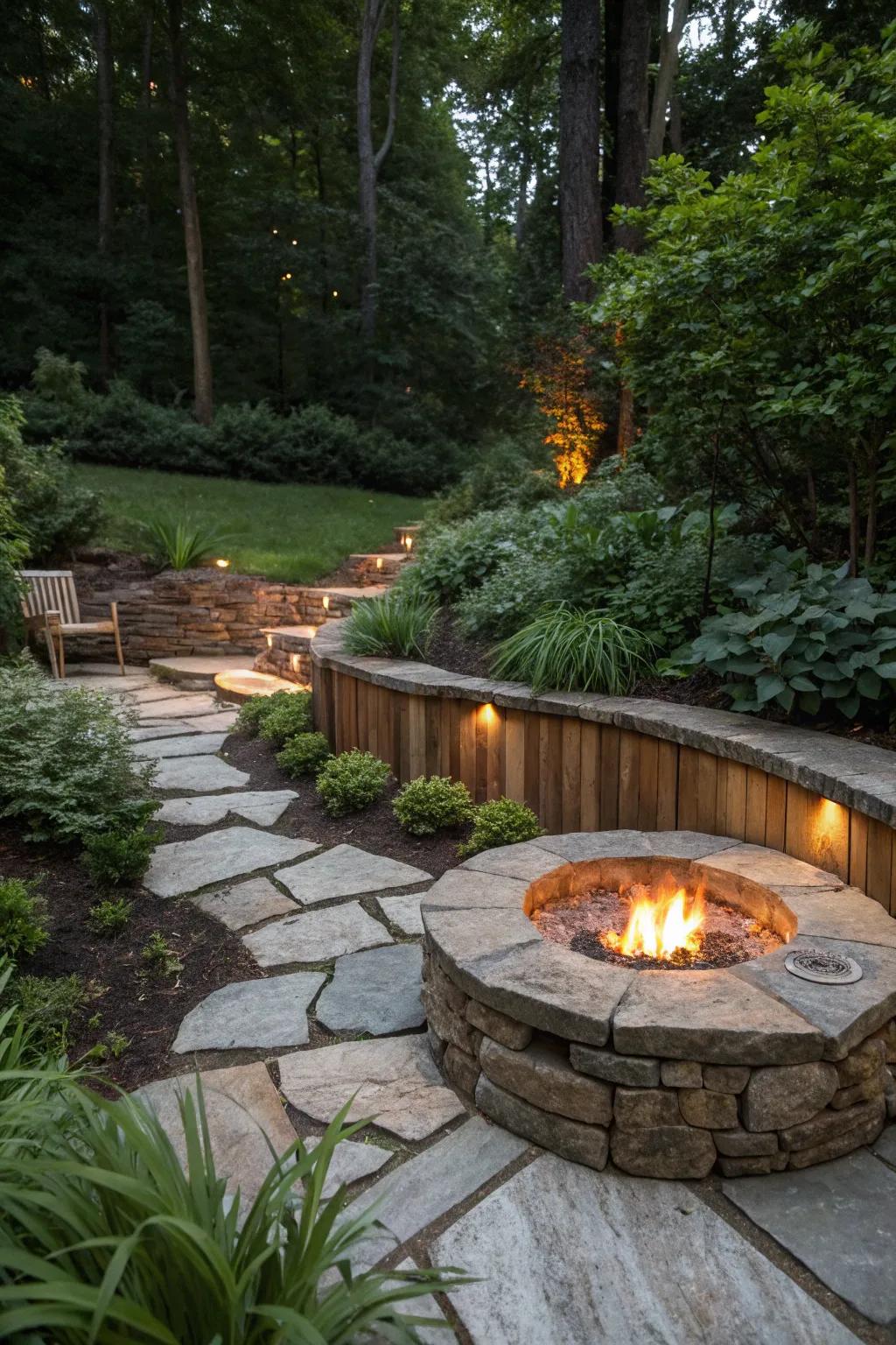 Dynamic depth with layered edging.