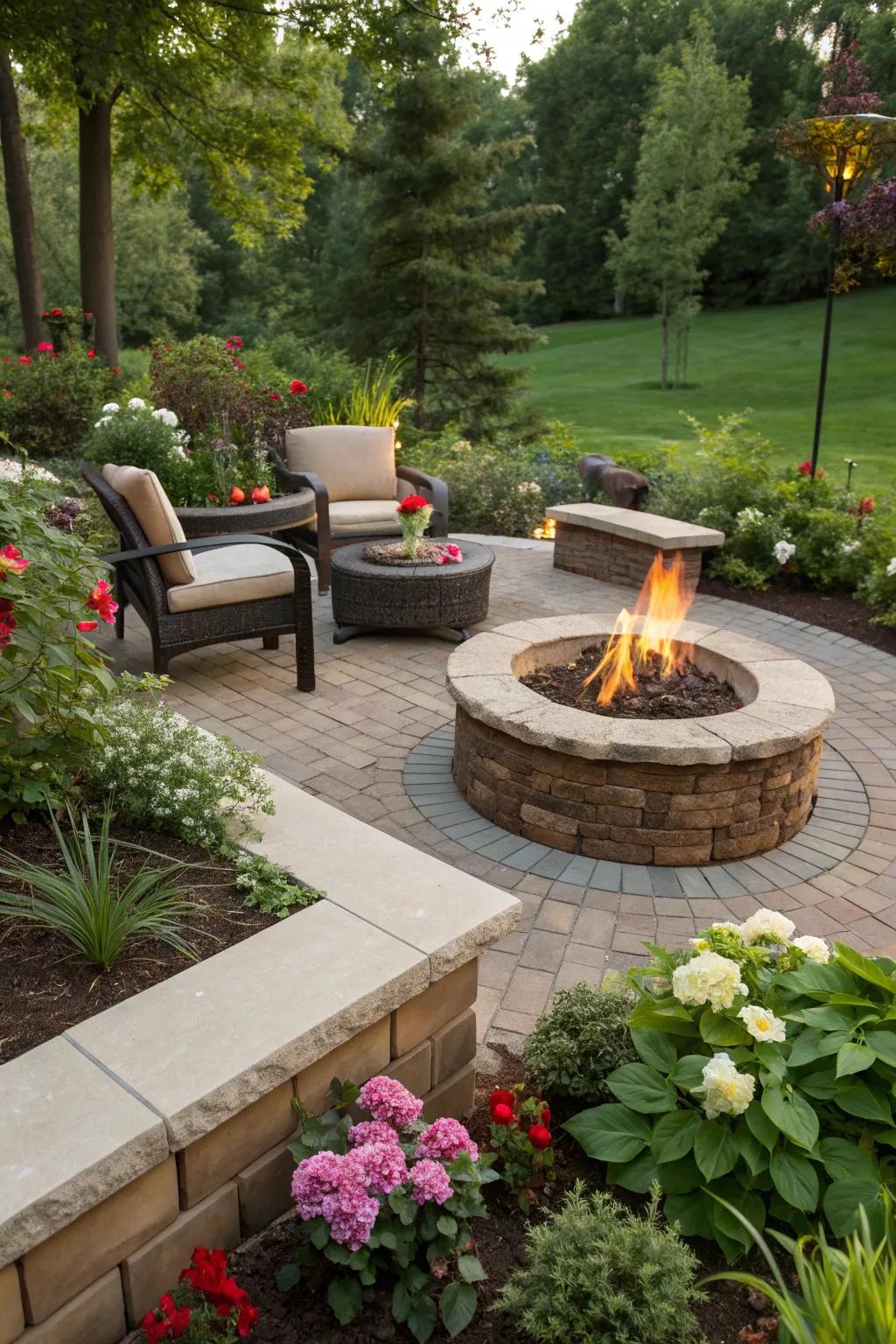 Natural beauty with mulch magic.