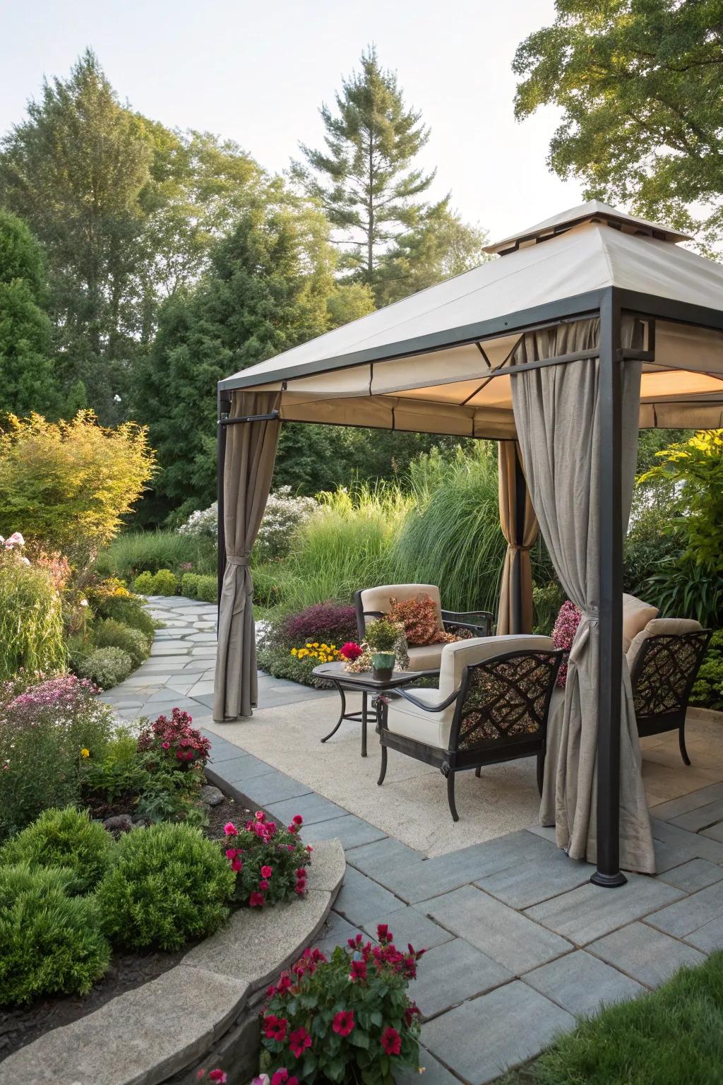 A versatile outdoor canopy providing shade and style.