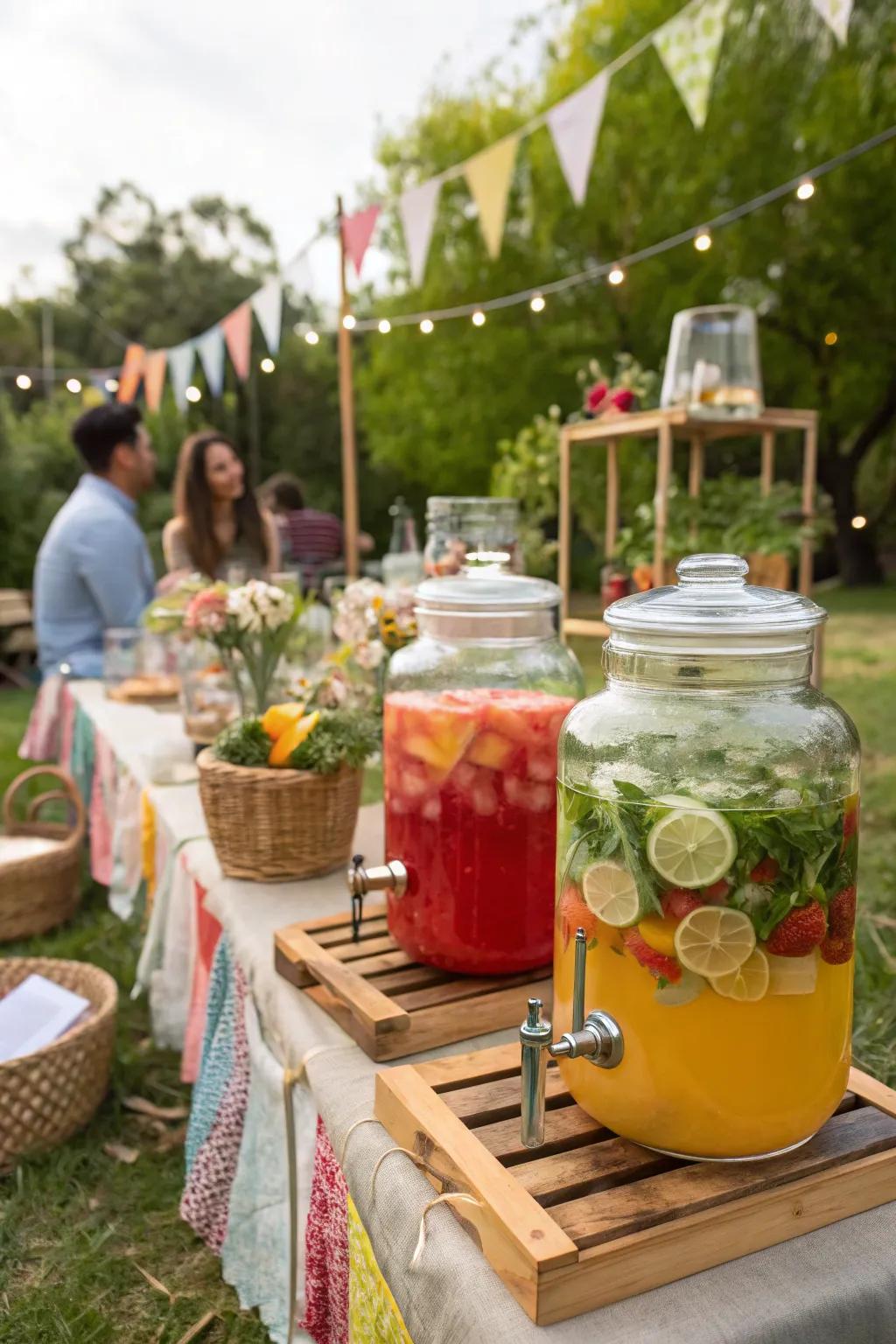 Refreshing homemade beverages