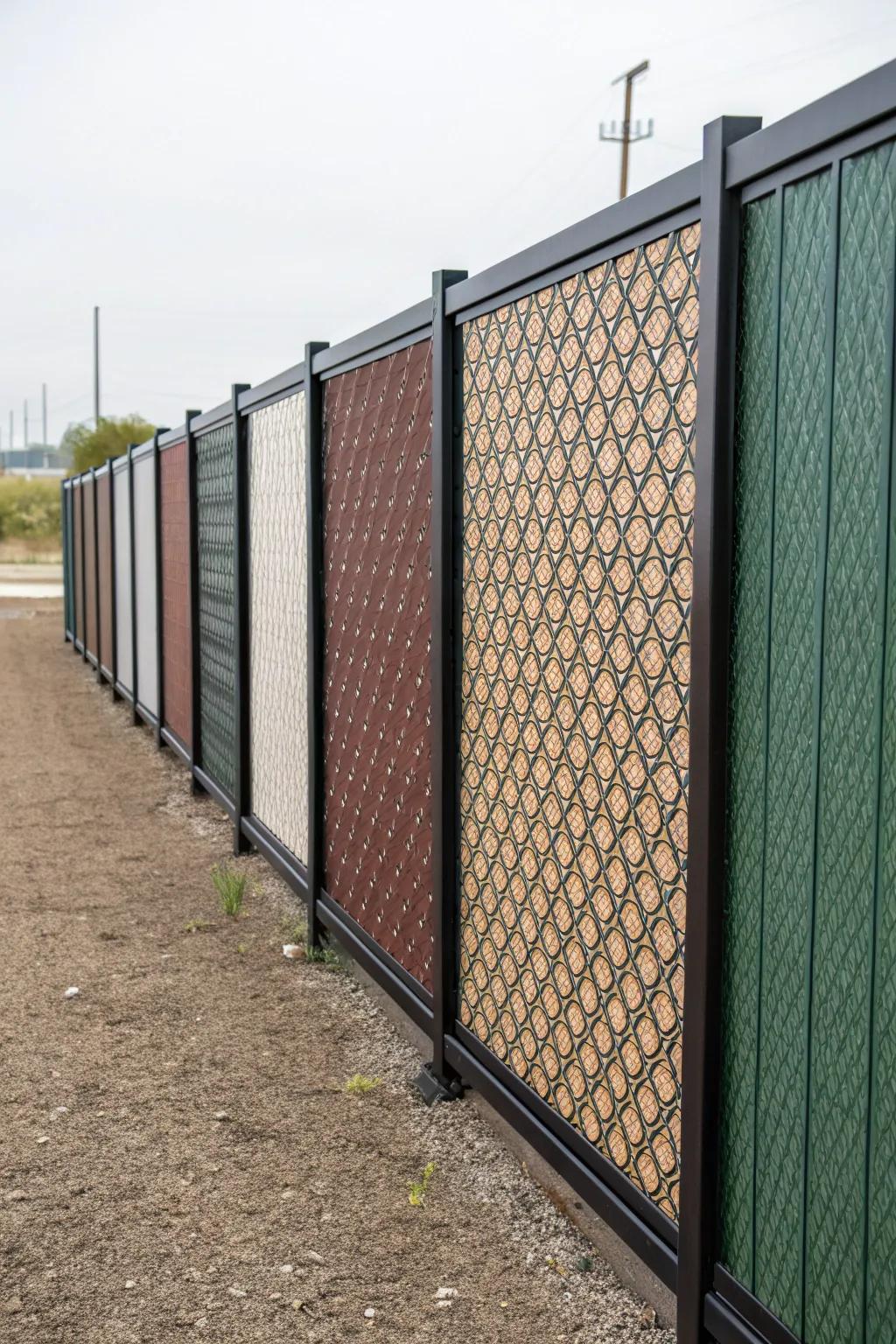 Reversible panels allow flexible fence aesthetics.