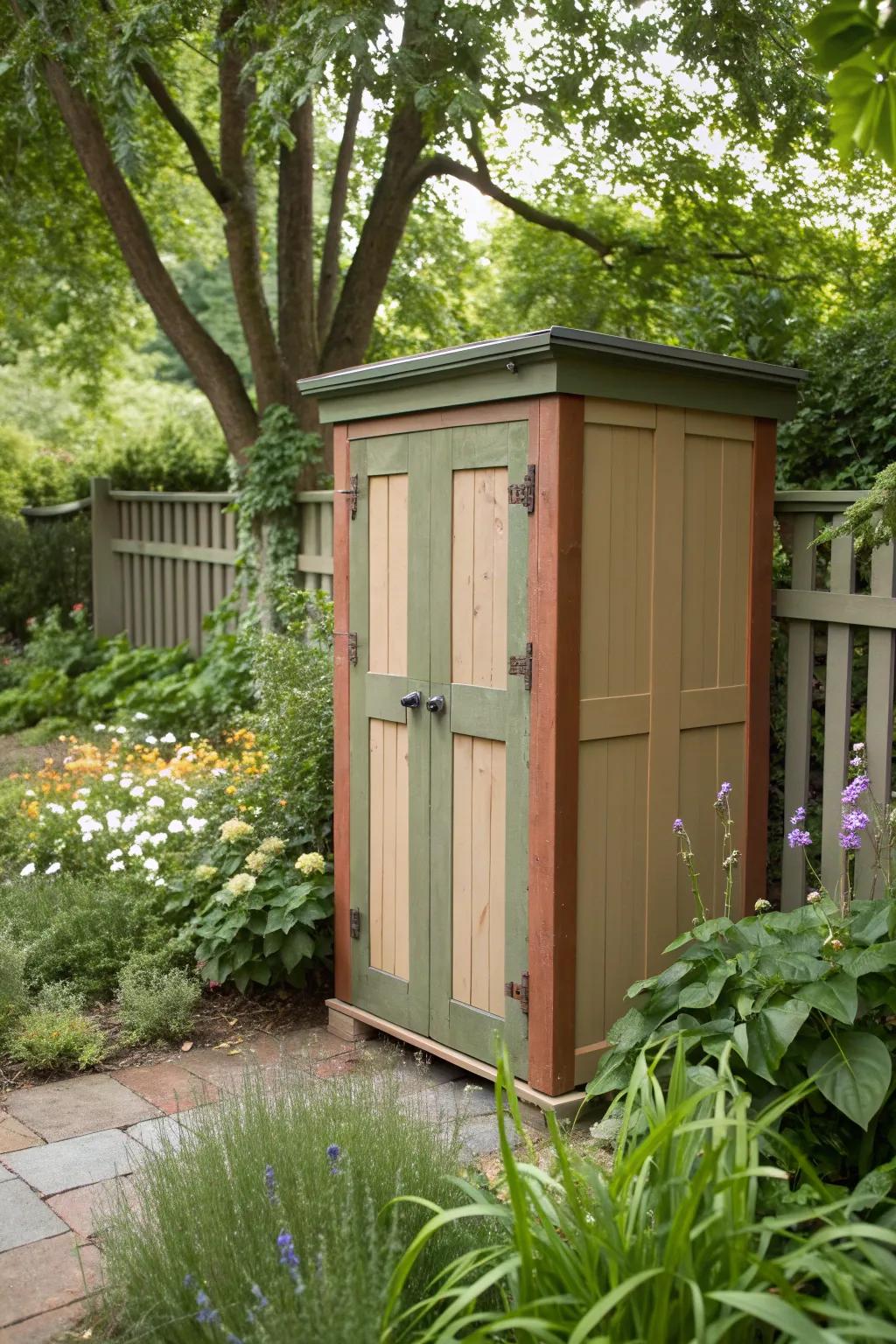 Choose colors and finishes that harmonize with your garden's aesthetic.