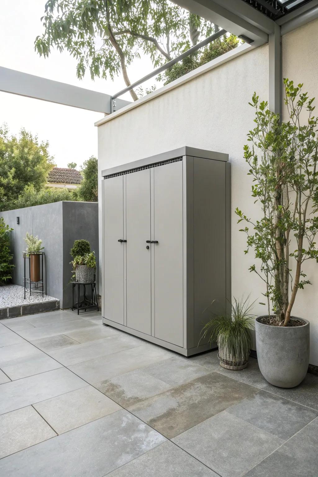 Modern designs bring elegance and sophistication to your outdoor storage.