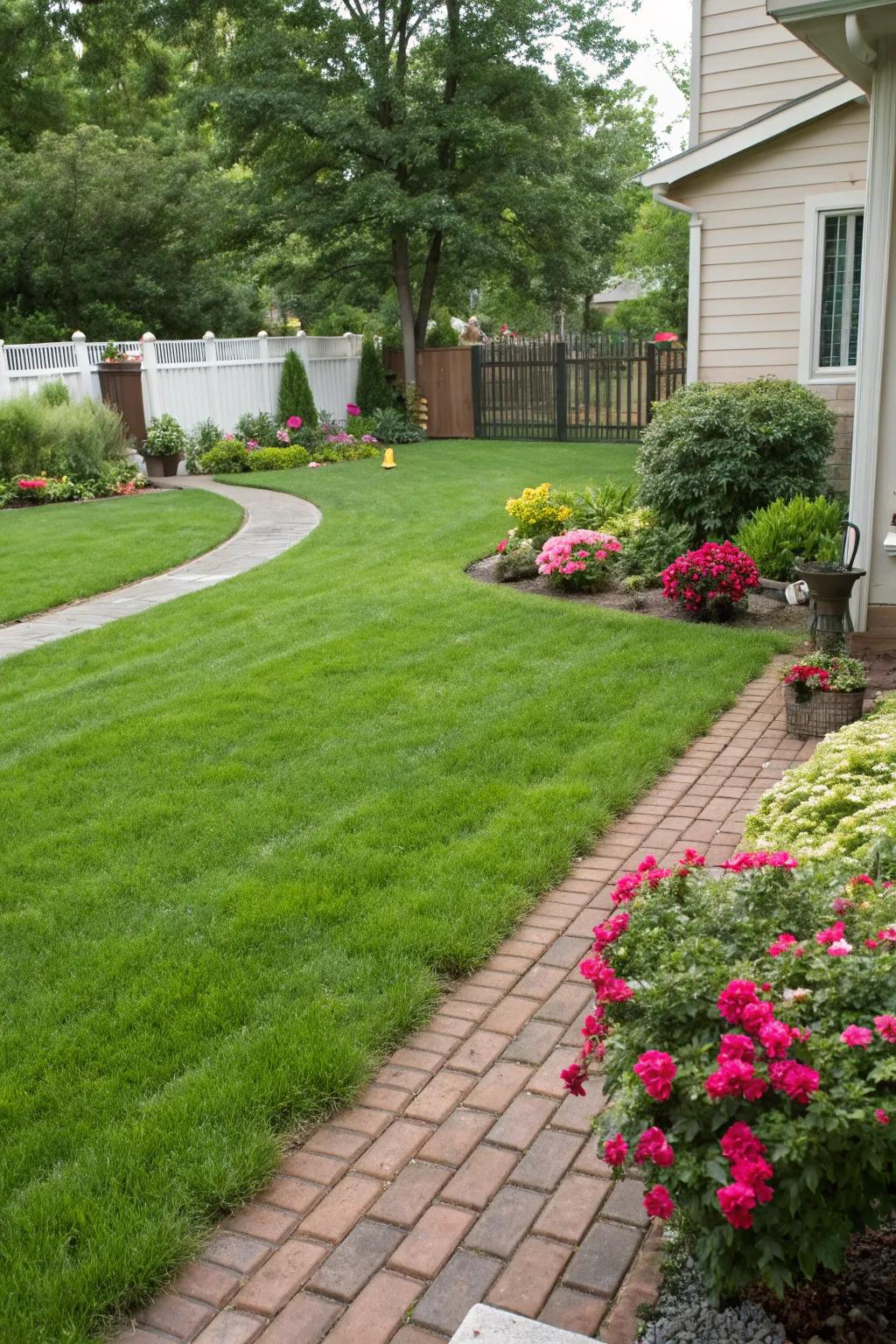 A lush green lawn instantly elevates the appeal of your home.