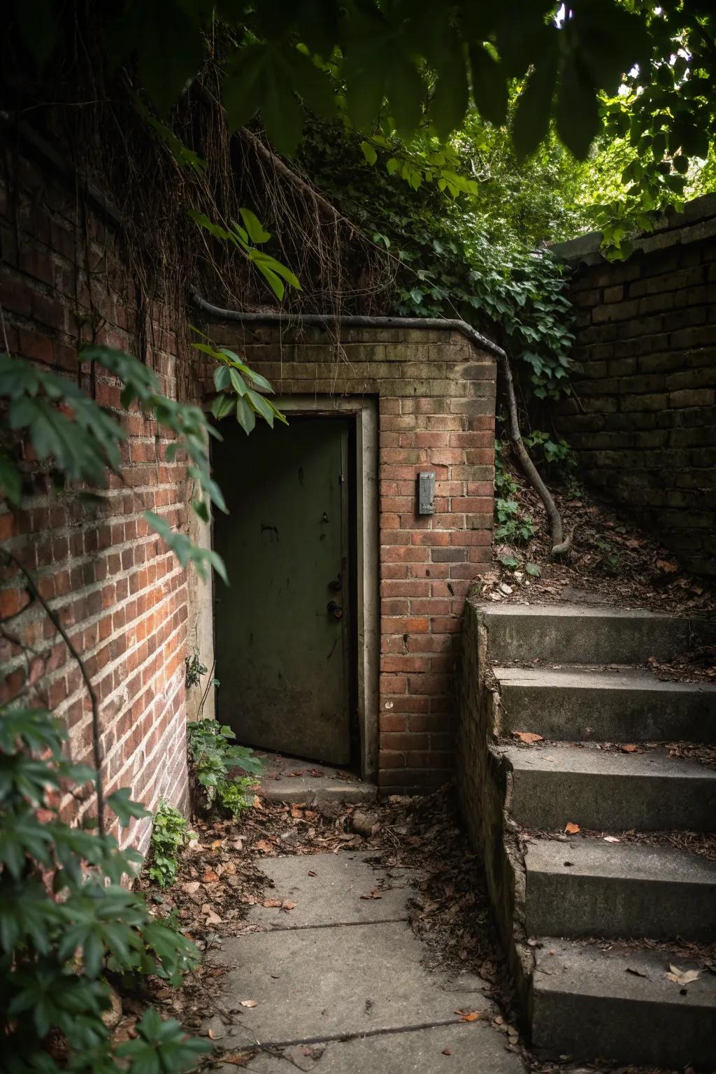 Secret door adds intrigue