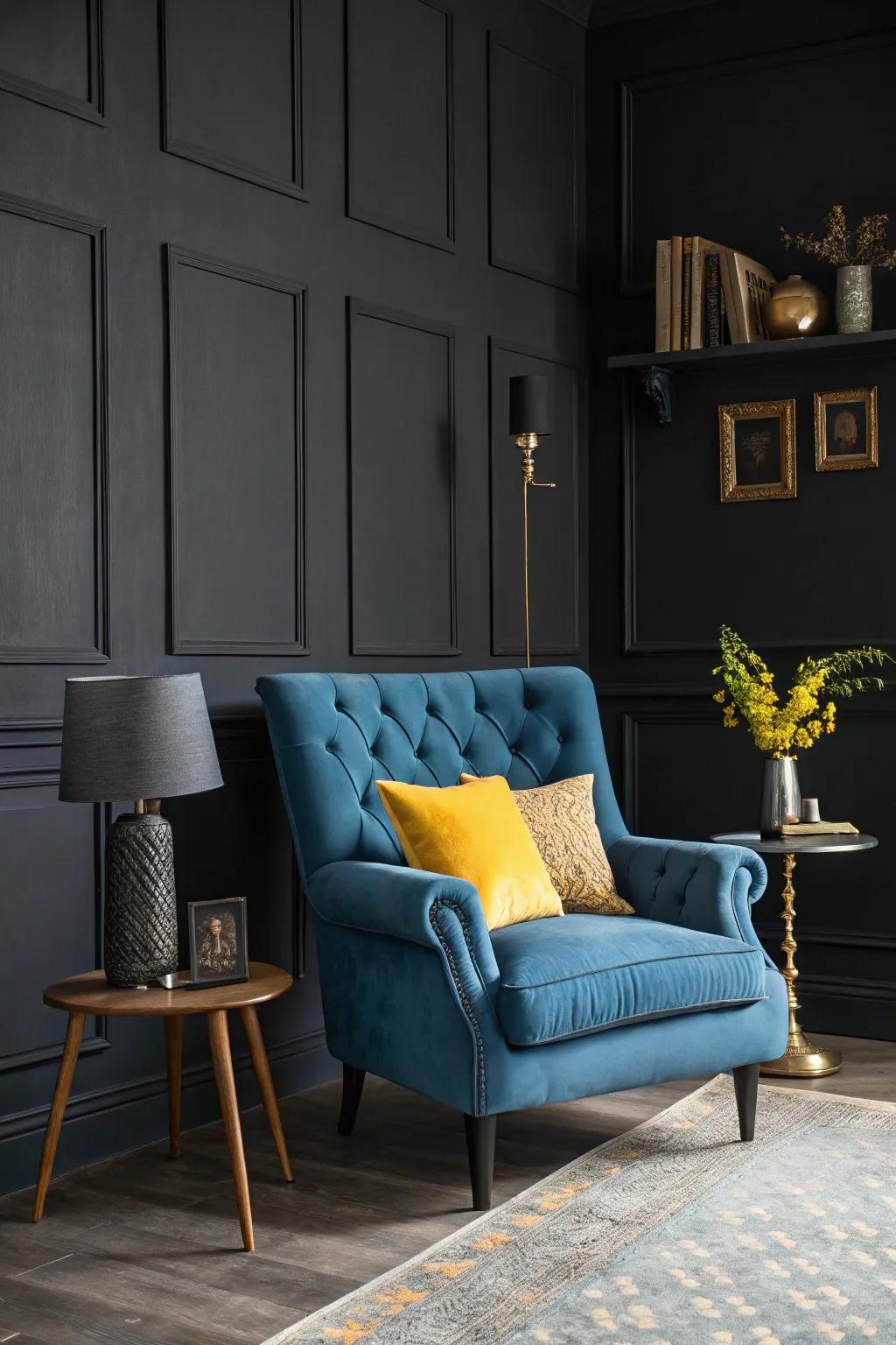 Interior showcasing the 60-30-10 color distribution rule