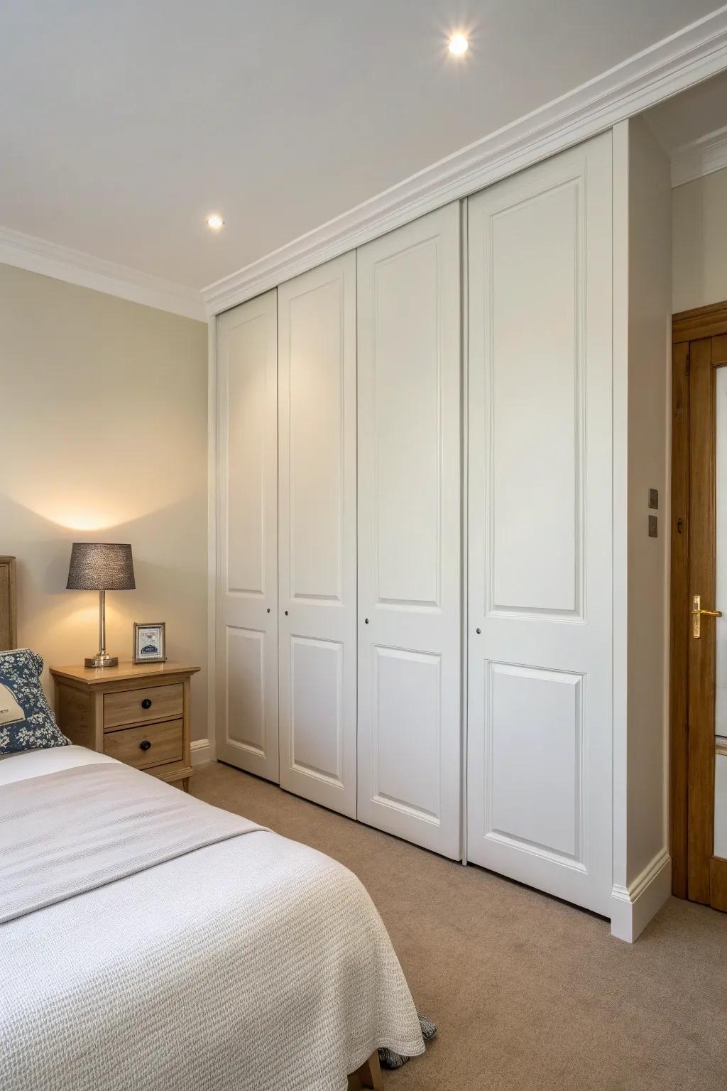 Disappearing doors offer minimalist magic and cohesion.