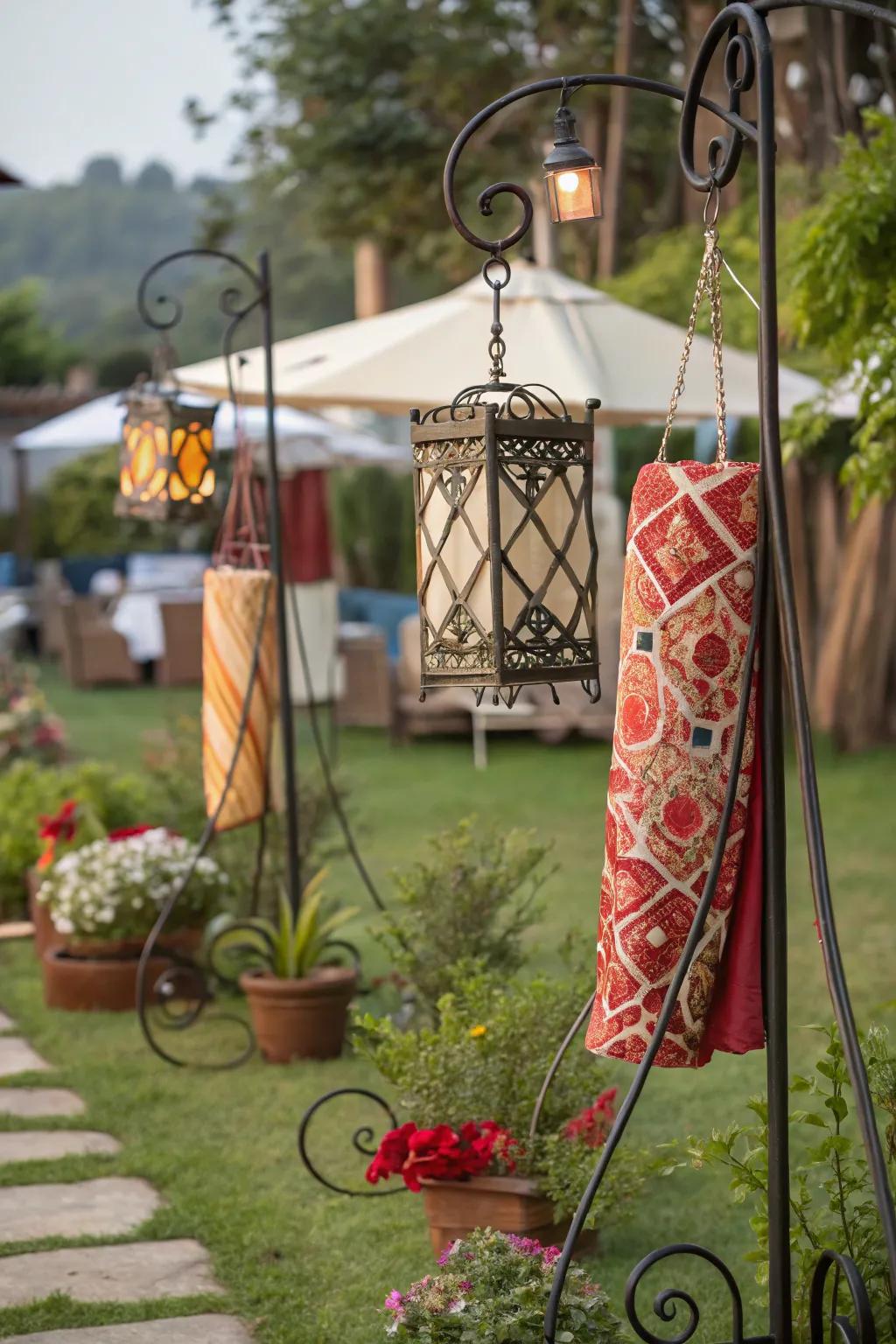 Long-lasting outdoor decor made from robust materials.